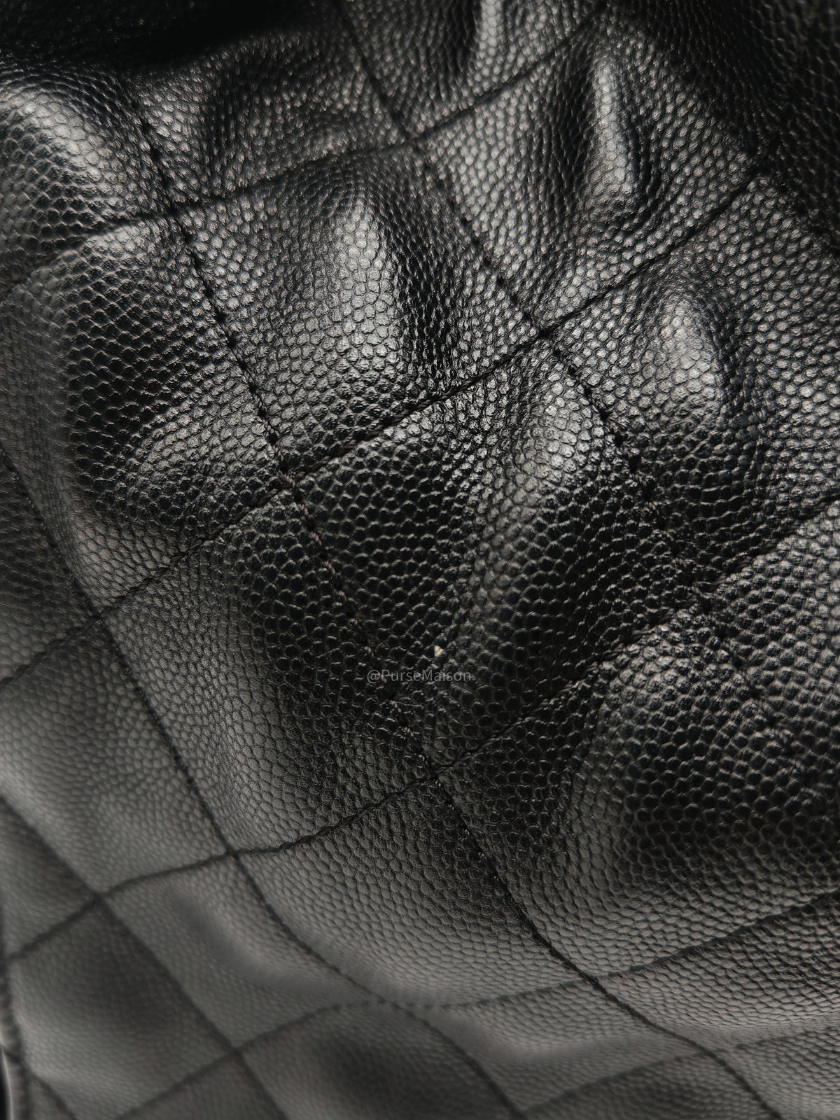 Chanel 25 Hobo Bag Medium in Black Caviar Leather Aged Gold Hardware (Microchip) | Purse Maison Luxury Bags Shop