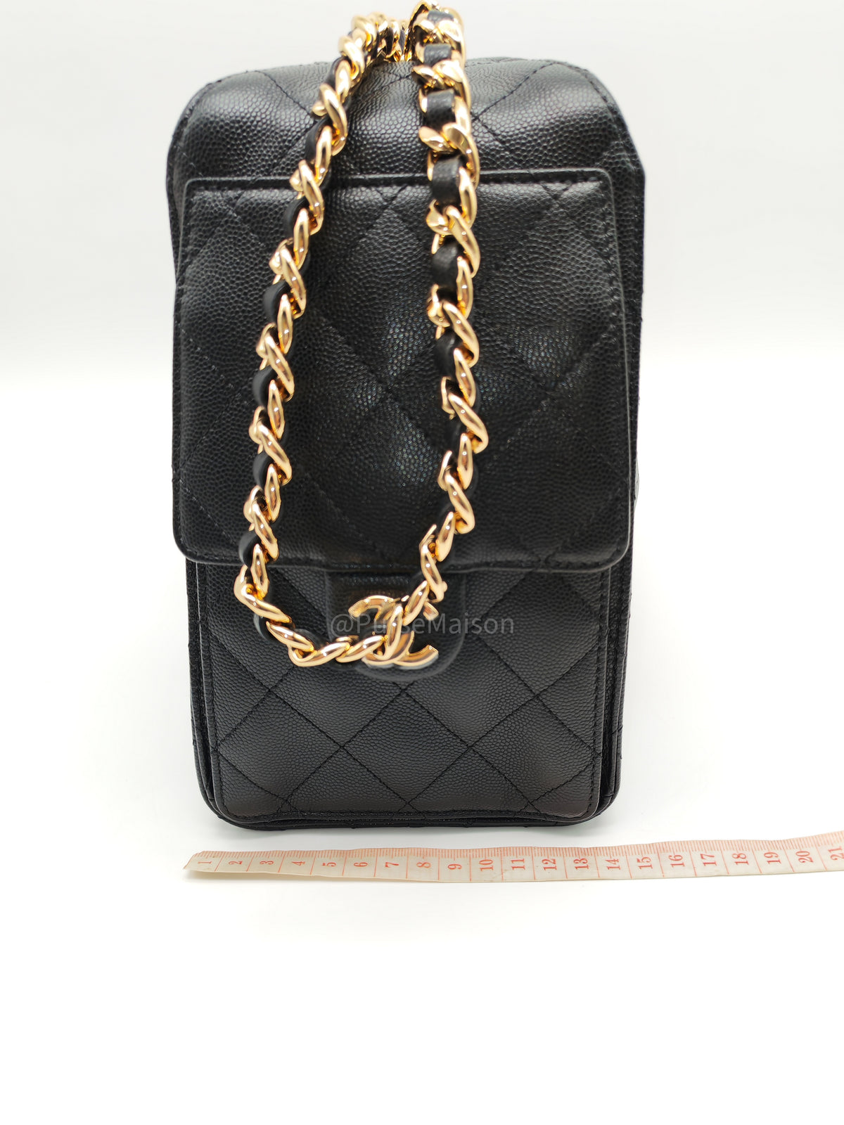 Chanel 25 Hobo Bag Small in Black Caviar Leather Shiny Gold Hardware (Microchip) | Purse Maison Luxury Bags Shop