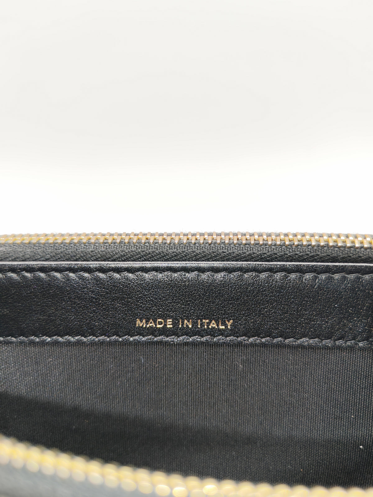 Chanel Boy Double Zip Clutch with Chain in Black Caviar Leather and Aged Gold Hardware Series 25 | Purse Maison Luxury Bags Shop