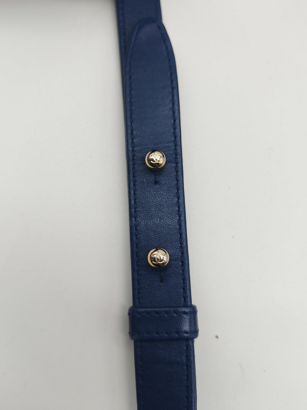 Chanel Boy New Medium in Navy Blue Quilted Lambskin Leather and Gold Hardware Series 23 | Purse Maison Luxury Bags Shop