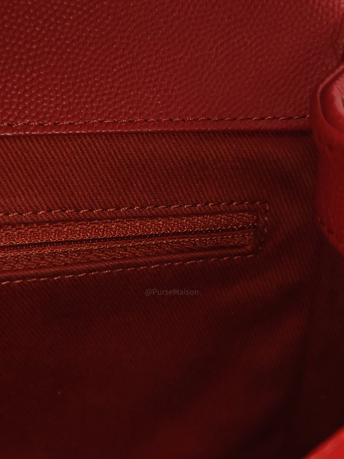 Chanel Business Affinity Flap Bag Medium in Red Caviar Leather and Gold Hardware Series 28 | Purse Maison Luxury Bags Shop