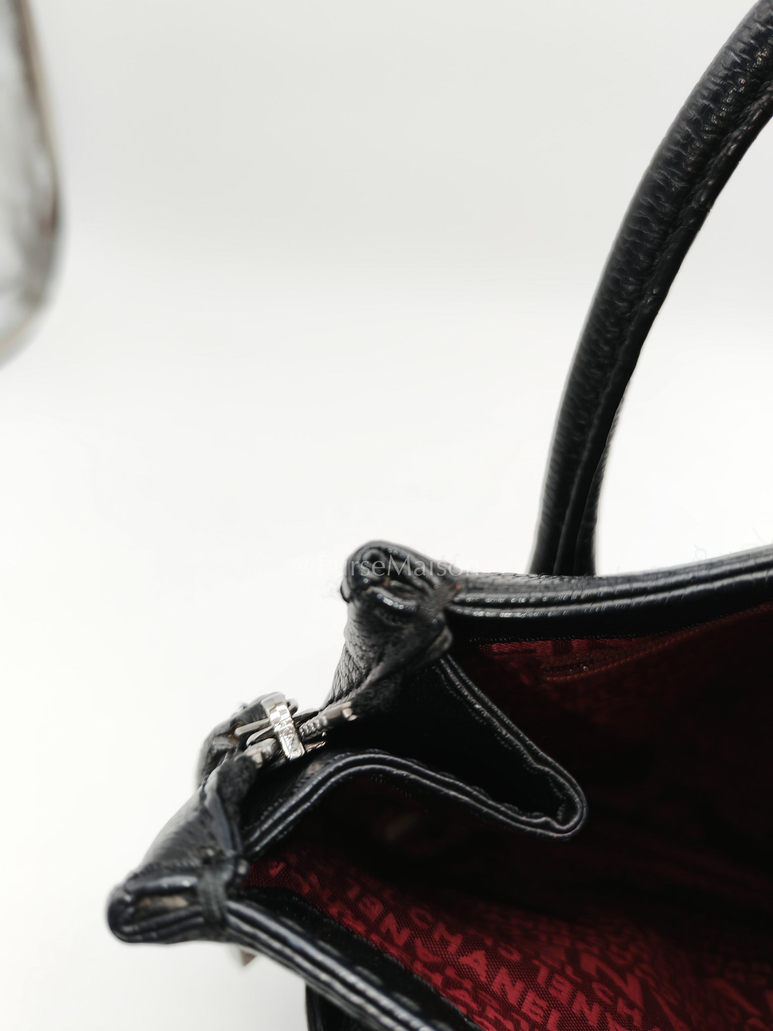 Chanel Button Dome Tote Bag in Black Caviar Leather Silver Hardware (Series 9) | Purse Maison Luxury Bags Shop