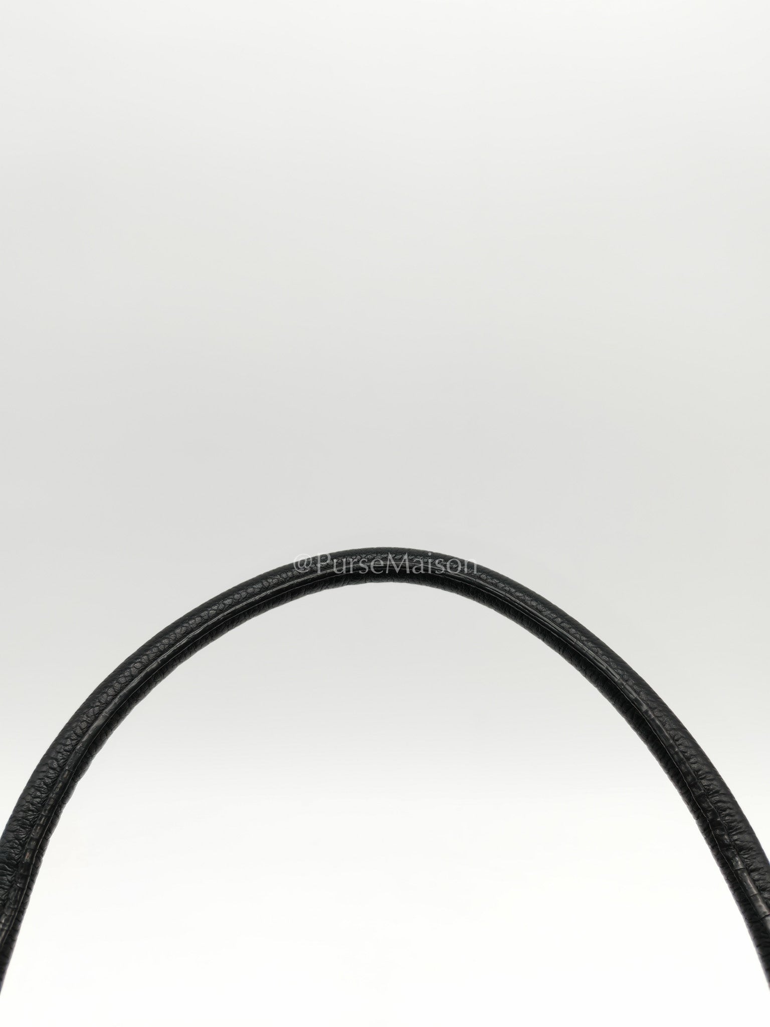 Chanel Button Dome Tote Bag in Black Caviar Leather Silver Hardware (Series 9) | Purse Maison Luxury Bags Shop