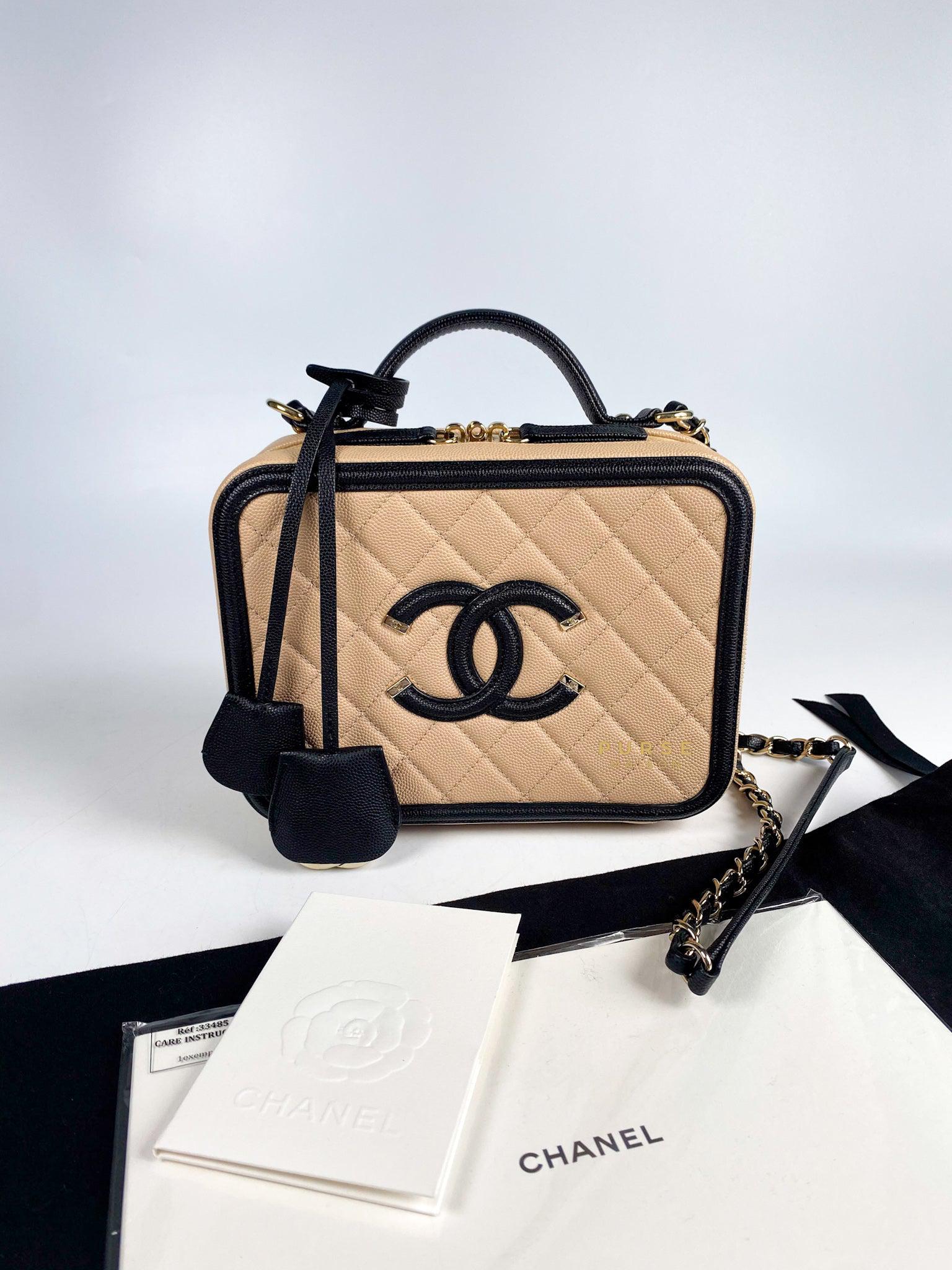 Medium CC Filigree Vanity Case, Rent A Chanel Purse