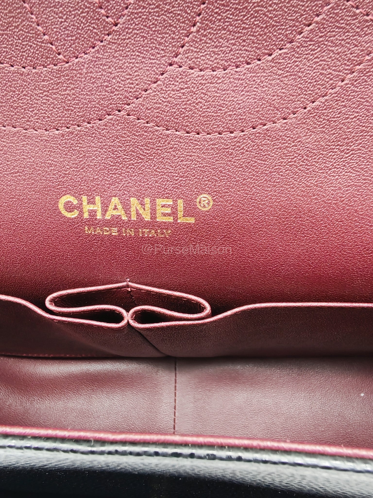 Chanel Classic Double Flap Jumbo in Black Caviar Leather Gold Hardware (Series 27) | Purse Maison Luxury Bags Shop