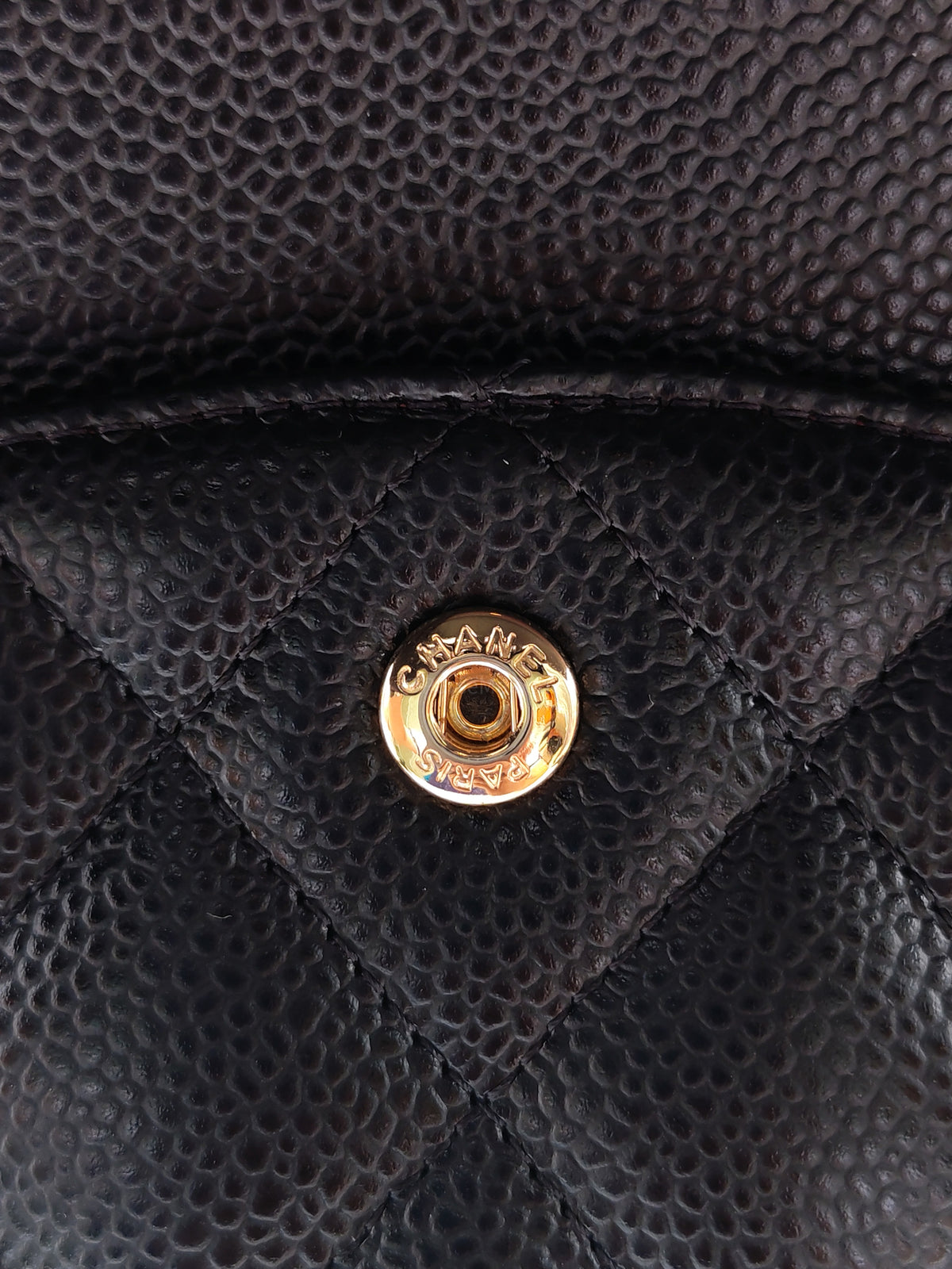 Chanel Classic Double Flap Maxi in Black Caviar Leather Gold Hardware (Series 24) | Purse Maison Luxury Bags Shop