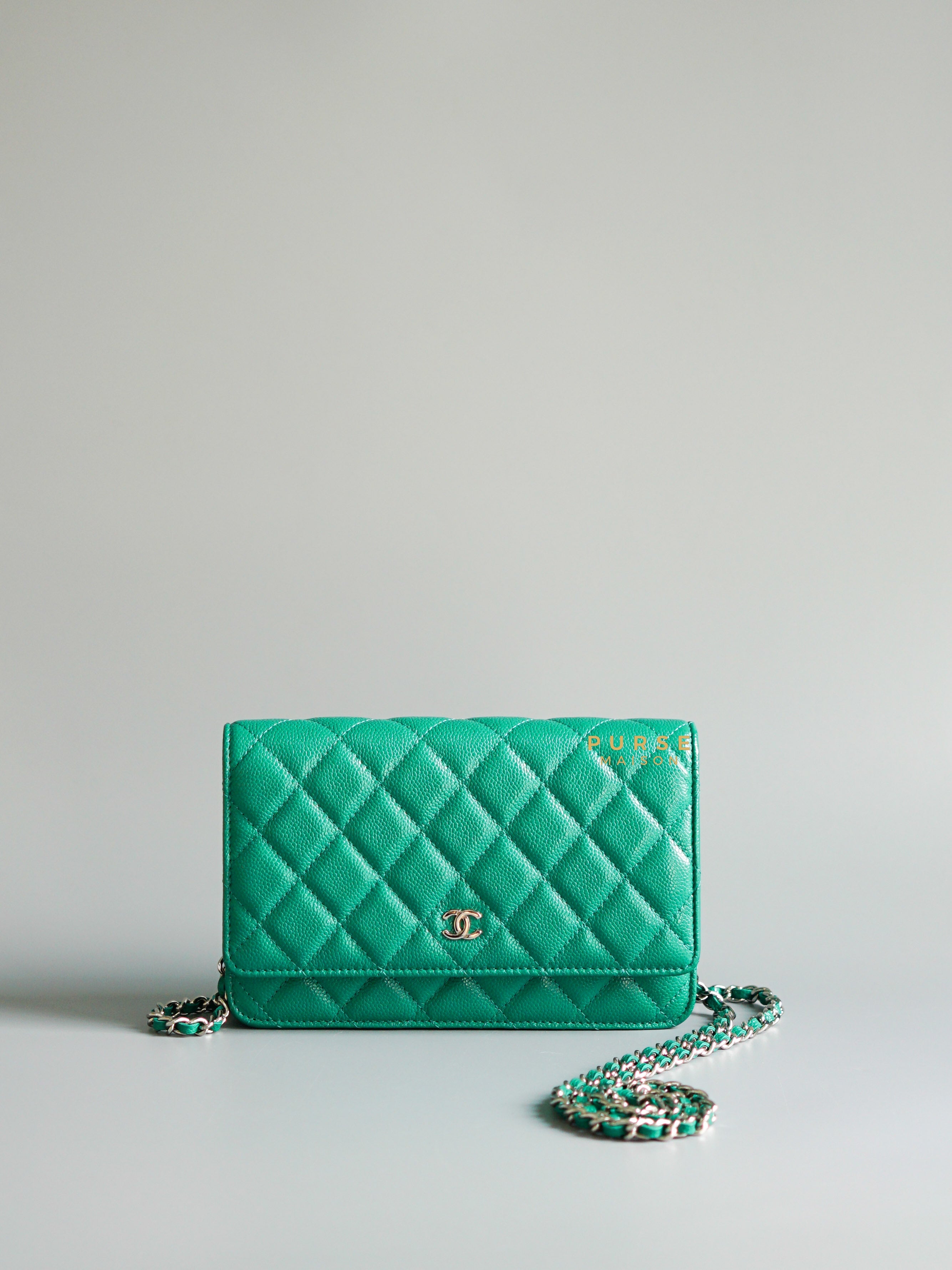 Chanel discount green woc