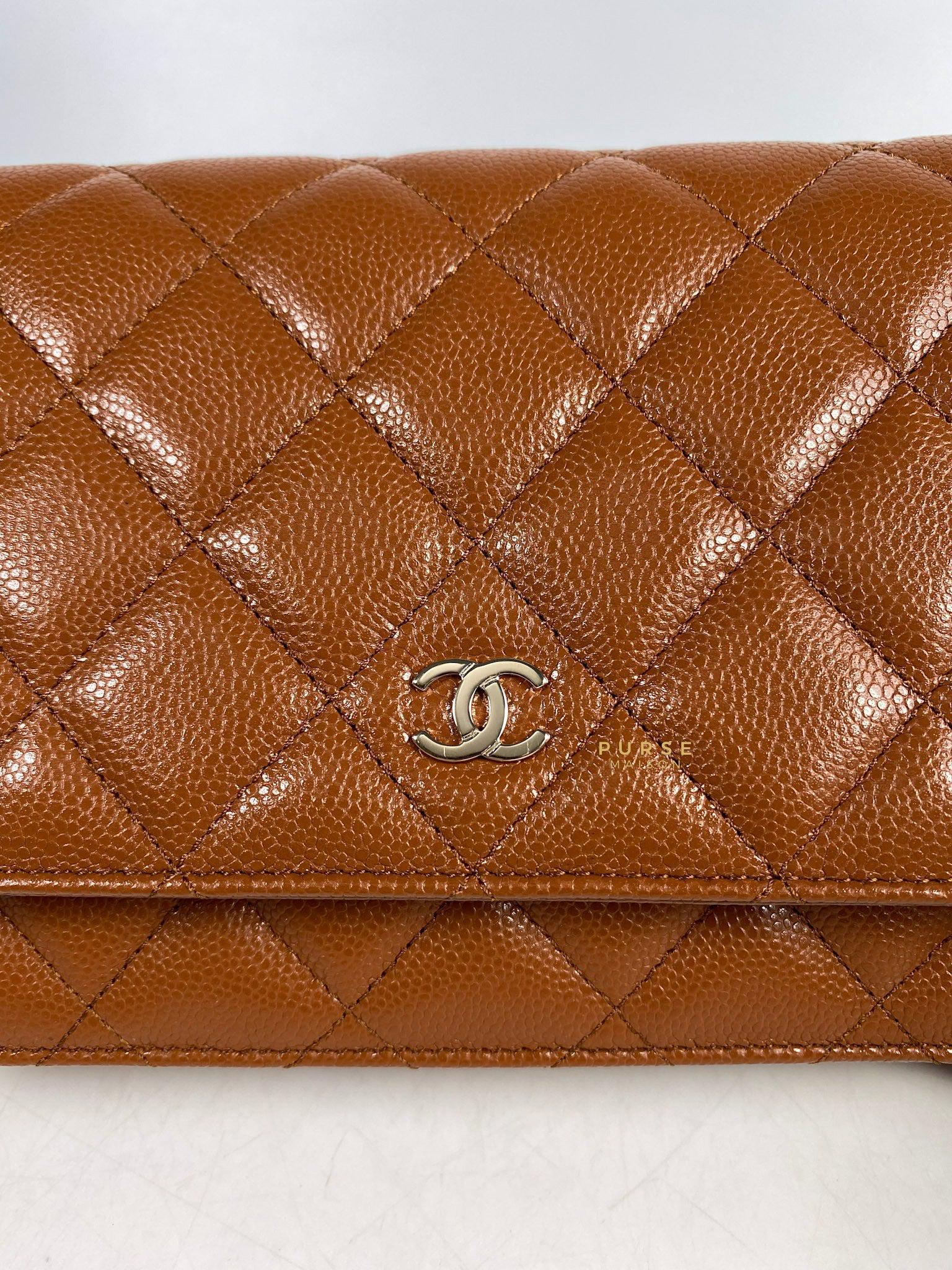 Chanel classic quilted cheap wallet on chain