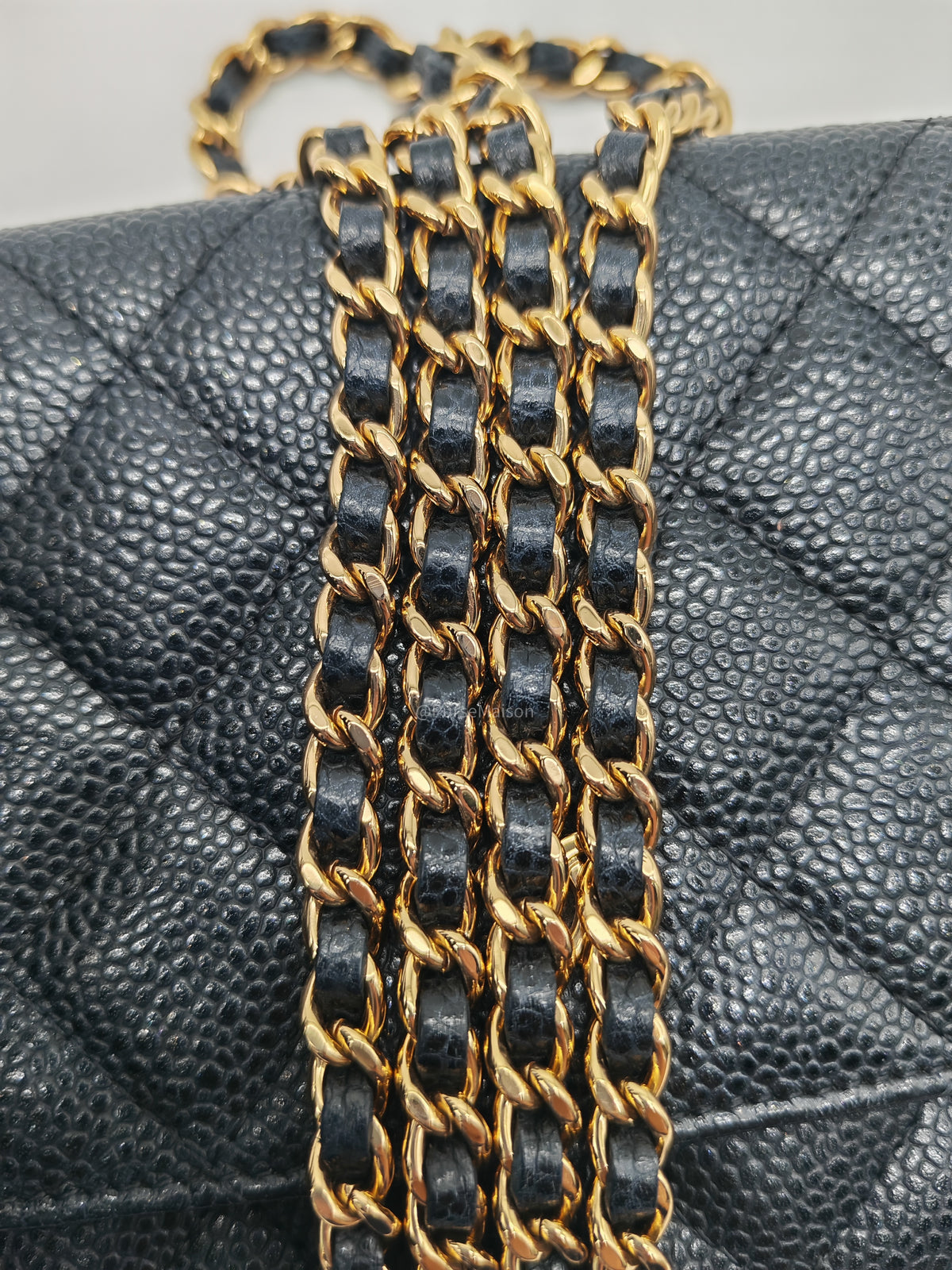 Chanel Classic Wallet on Chain in Black Caviar Leather and Gold Hardware Series 29 | Purse Maison Luxury Bags Shop