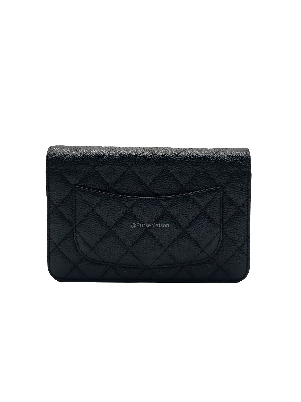 Chanel Classic Wallet on Chain in Black Caviar Leather and Gold Hardware Series 29 | Purse Maison Luxury Bags Shop