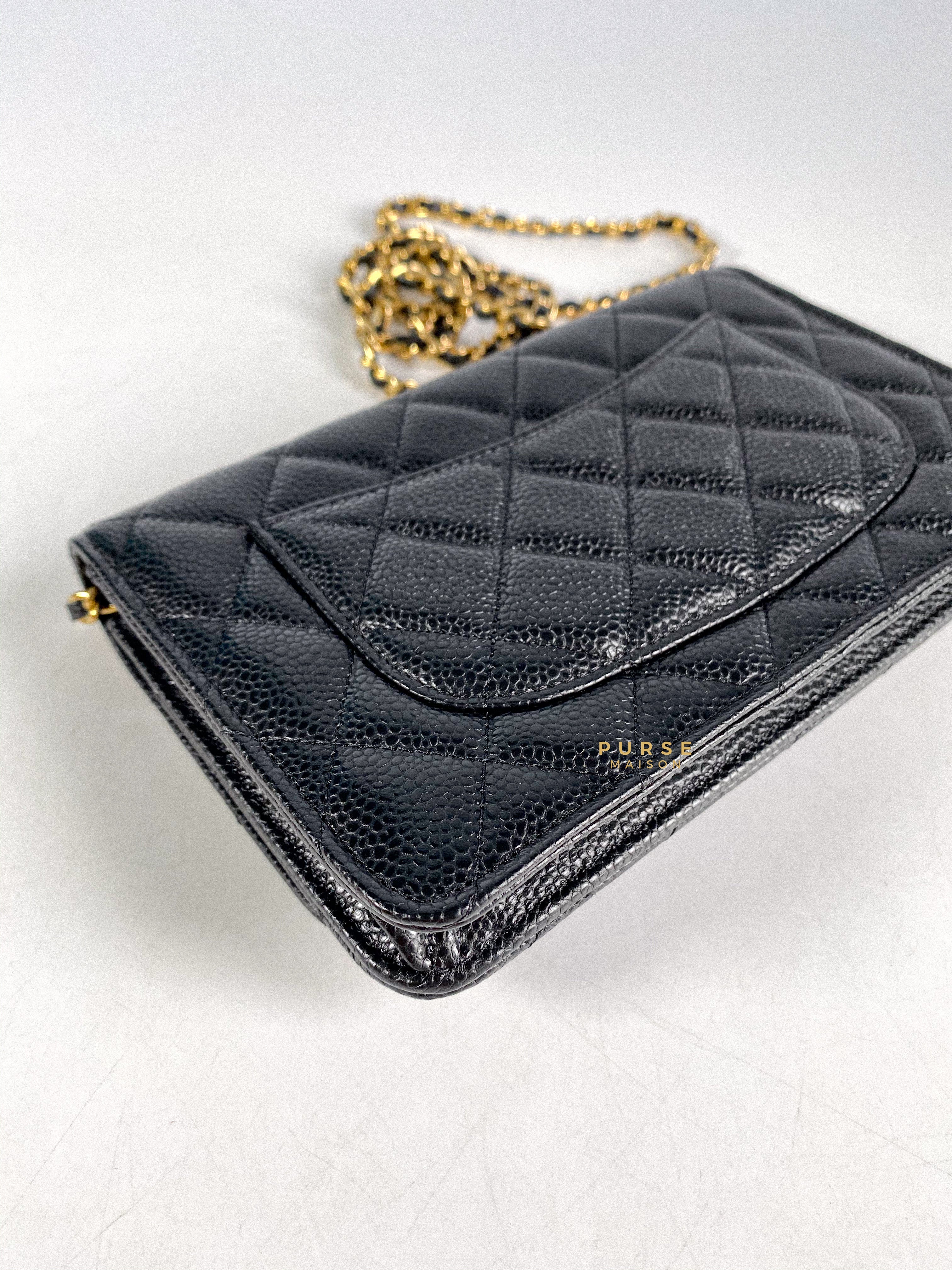 Brand New! Chanel Mini O Case. Caviar GHW. Microchip. Full set with  receipt. *Comes with third party chain to wear as crossbody., Luxury, Bags  & Wallets on Carousell