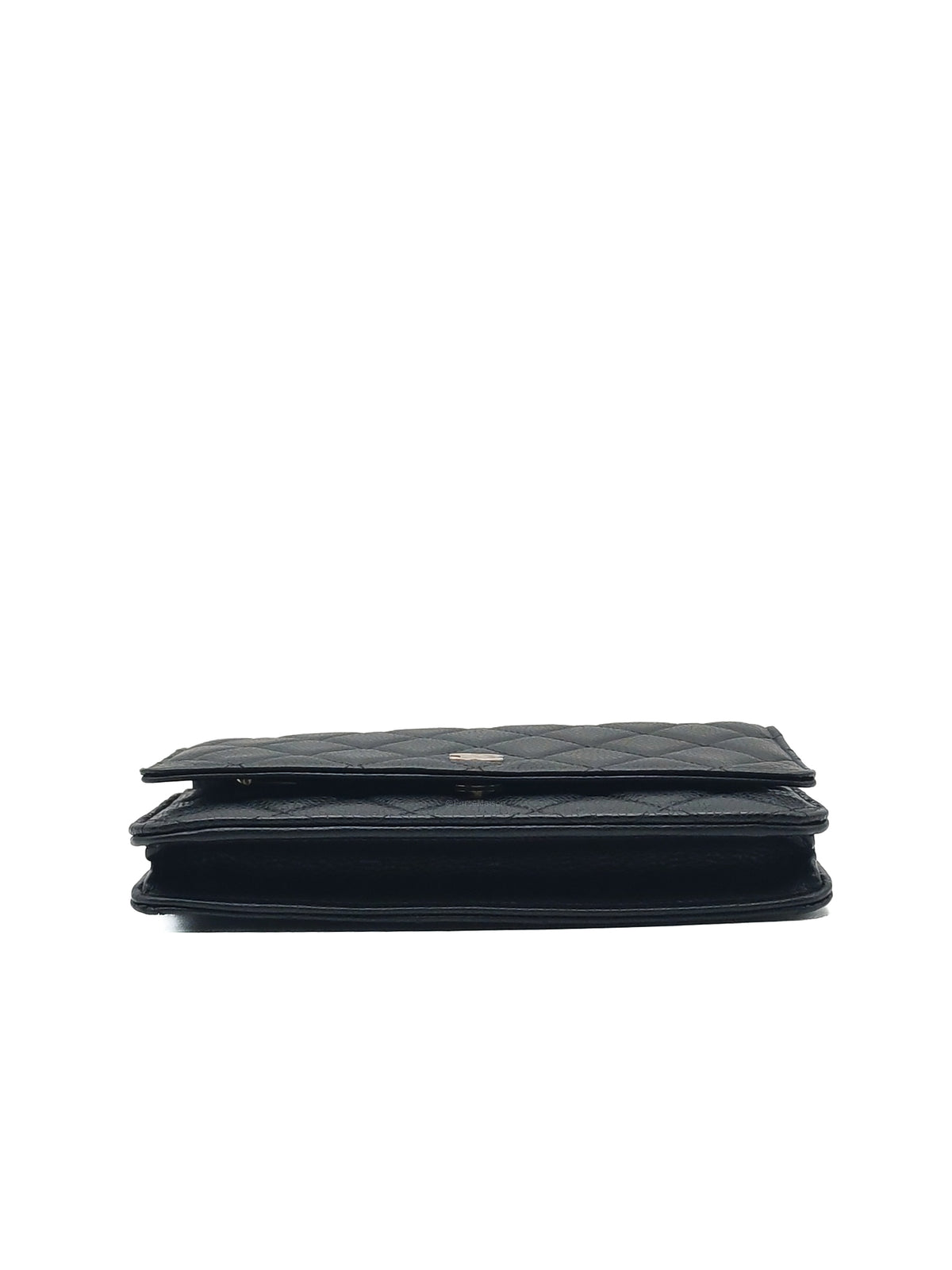 Chanel Classic Wallet on Chain (WOC) in Black Caviar Leather in Gold Hardware Microchip (HK****3L) | Purse Maison Luxury Bags Shop