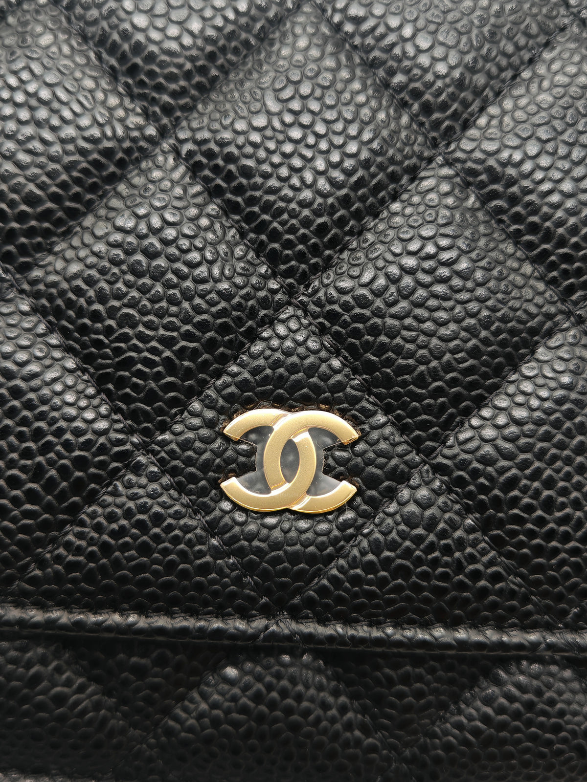 Chanel Classic Wallet on Chain (WOC) in Black Caviar Leather Silver Hardware Series (29****17) | Purse Maison Luxury Bags Shop