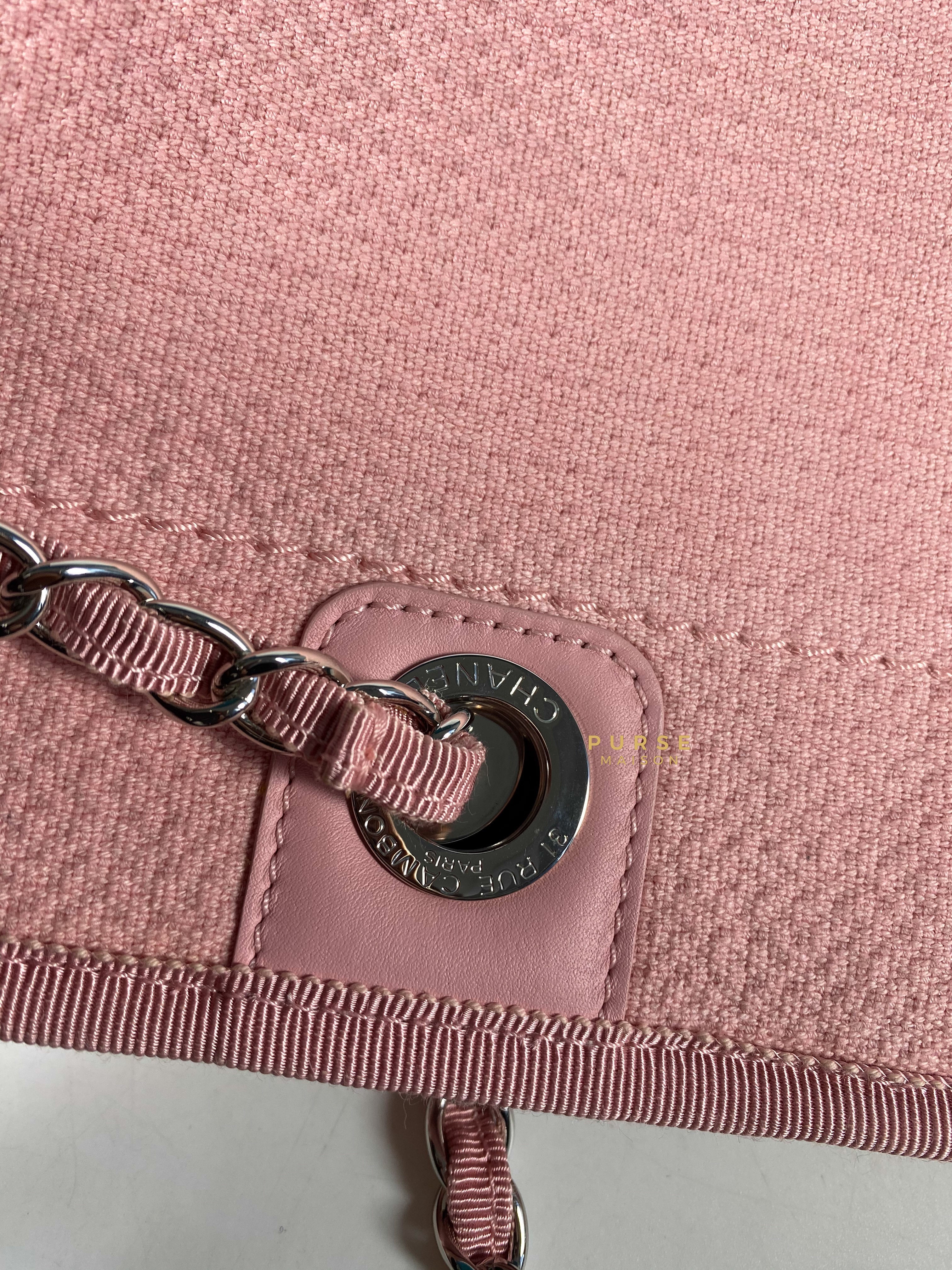 Chanel Deauville Tote Small Pink Bag (Microchip) | Purse Maison Luxury Bags Shop