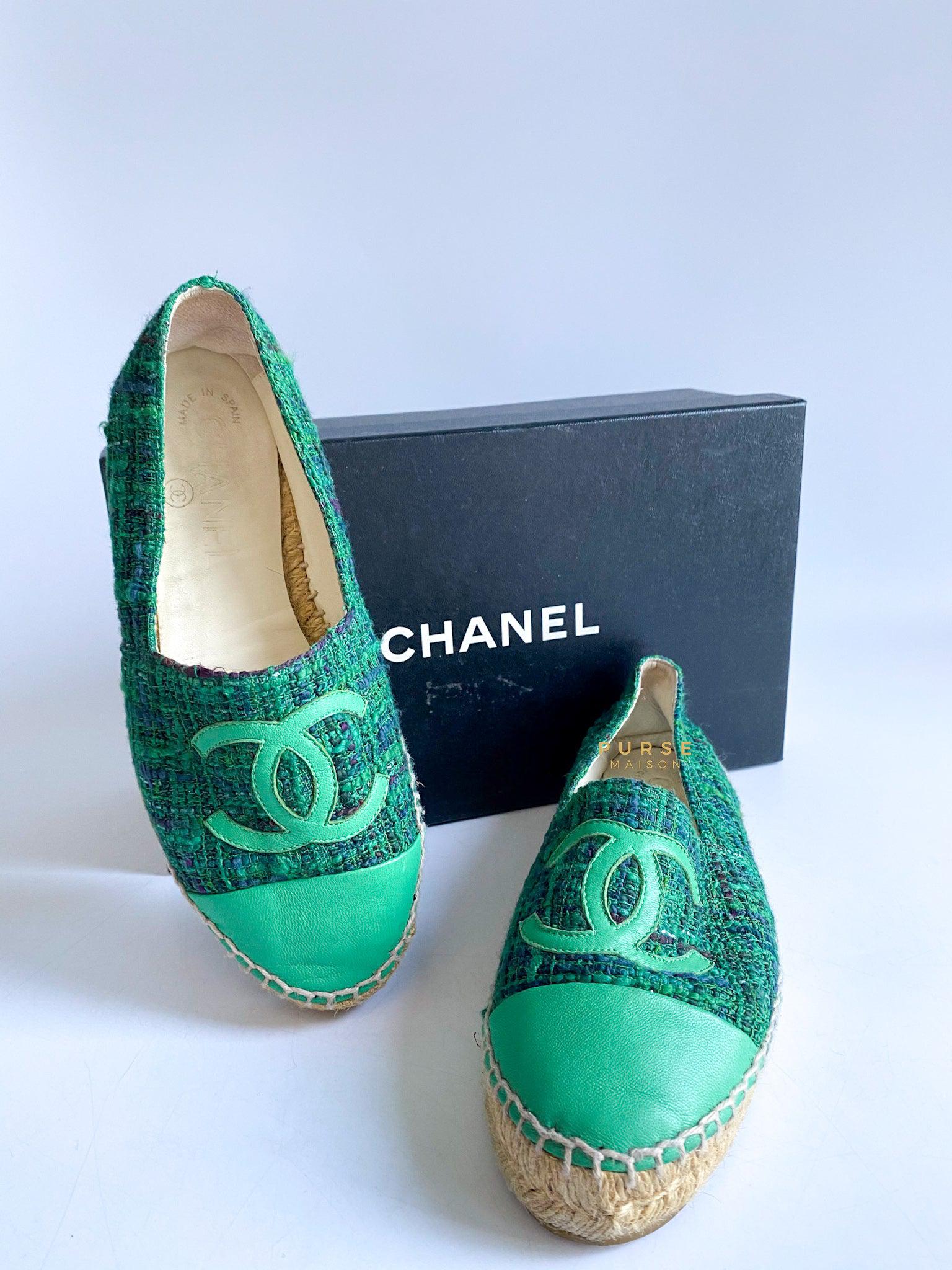 Chanel on sale espadrilles 36