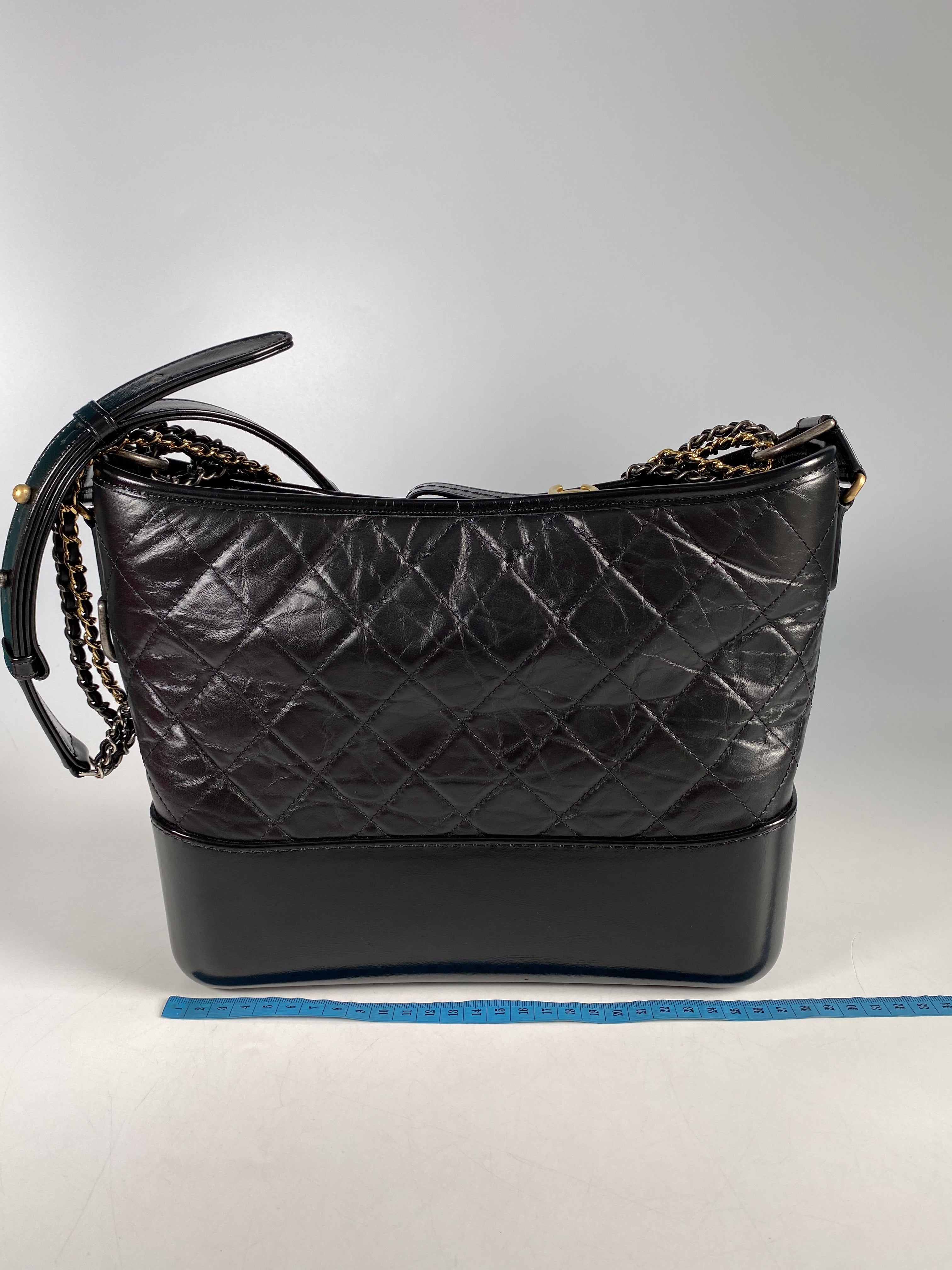 Chanel Gabrielle Old Medium (Large) Hobo Bag in Black