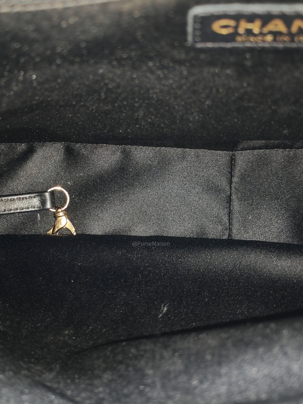 Chanel Grand Shopping Tote Bag (GST) in Black Quilted Caviar Leather and Gold Hardware (Series 19) | Purse Maison Luxury Bags Shop