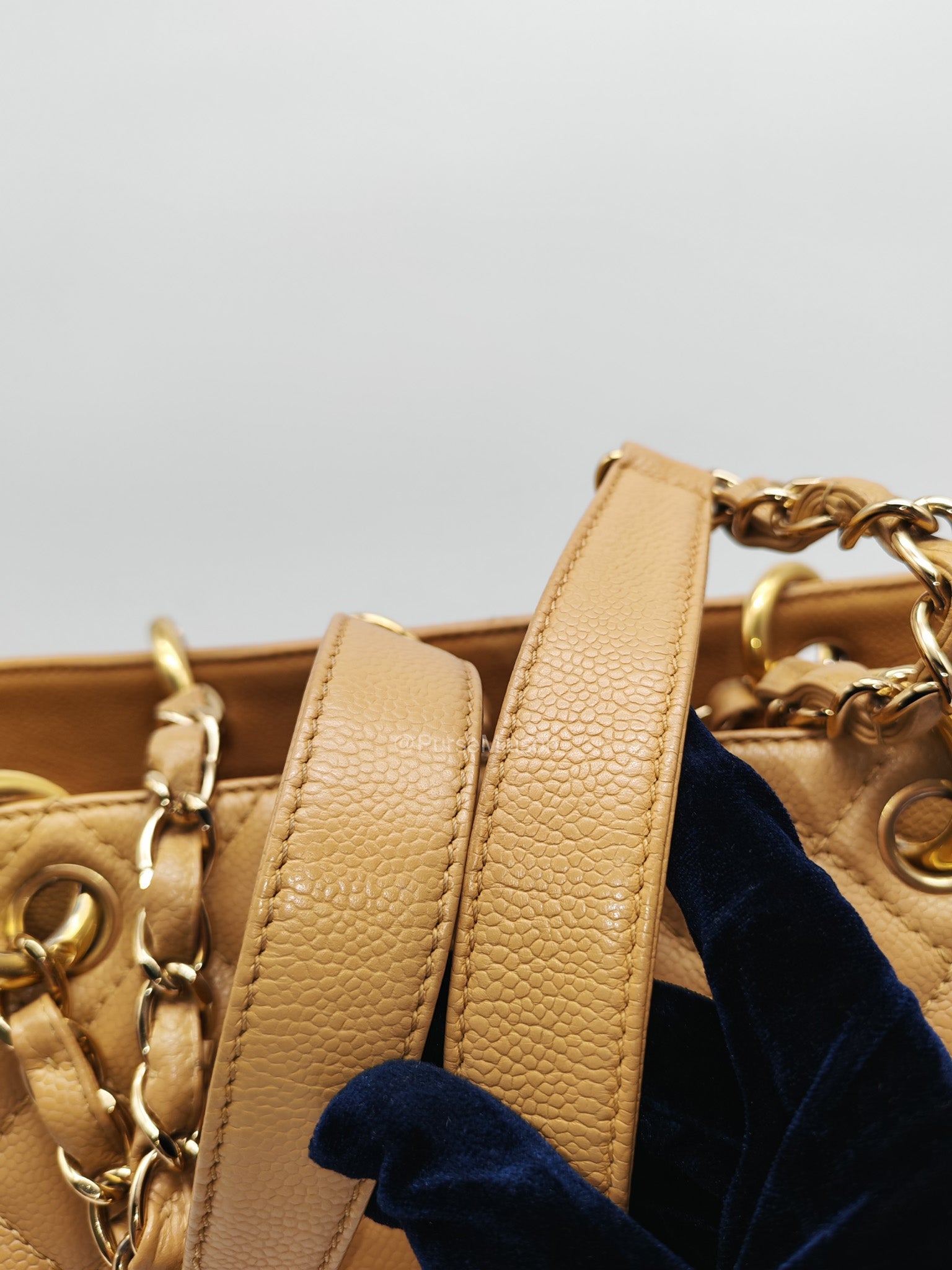 Chanel Grand Shopping Tote Bag (GST) in Dark Beige Caviar Leather Gold Hardware (Series 11) | Purse Maison Luxury Bags Shop