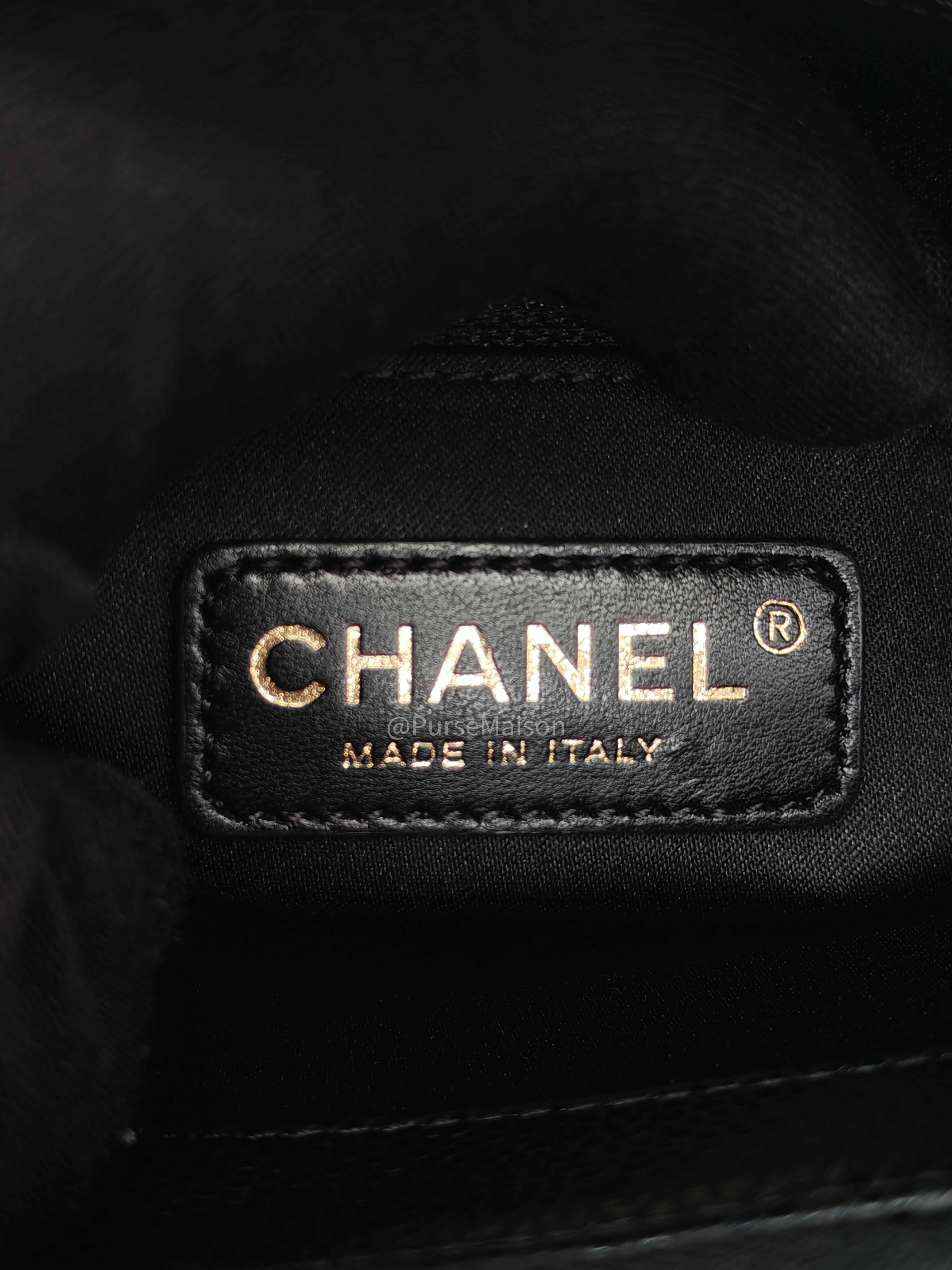 Chanel Grand Shopping Tote (GST) in Black Caviar Leather and Gold Hardware Series 16 | Purse Maison Luxury Bags Shop