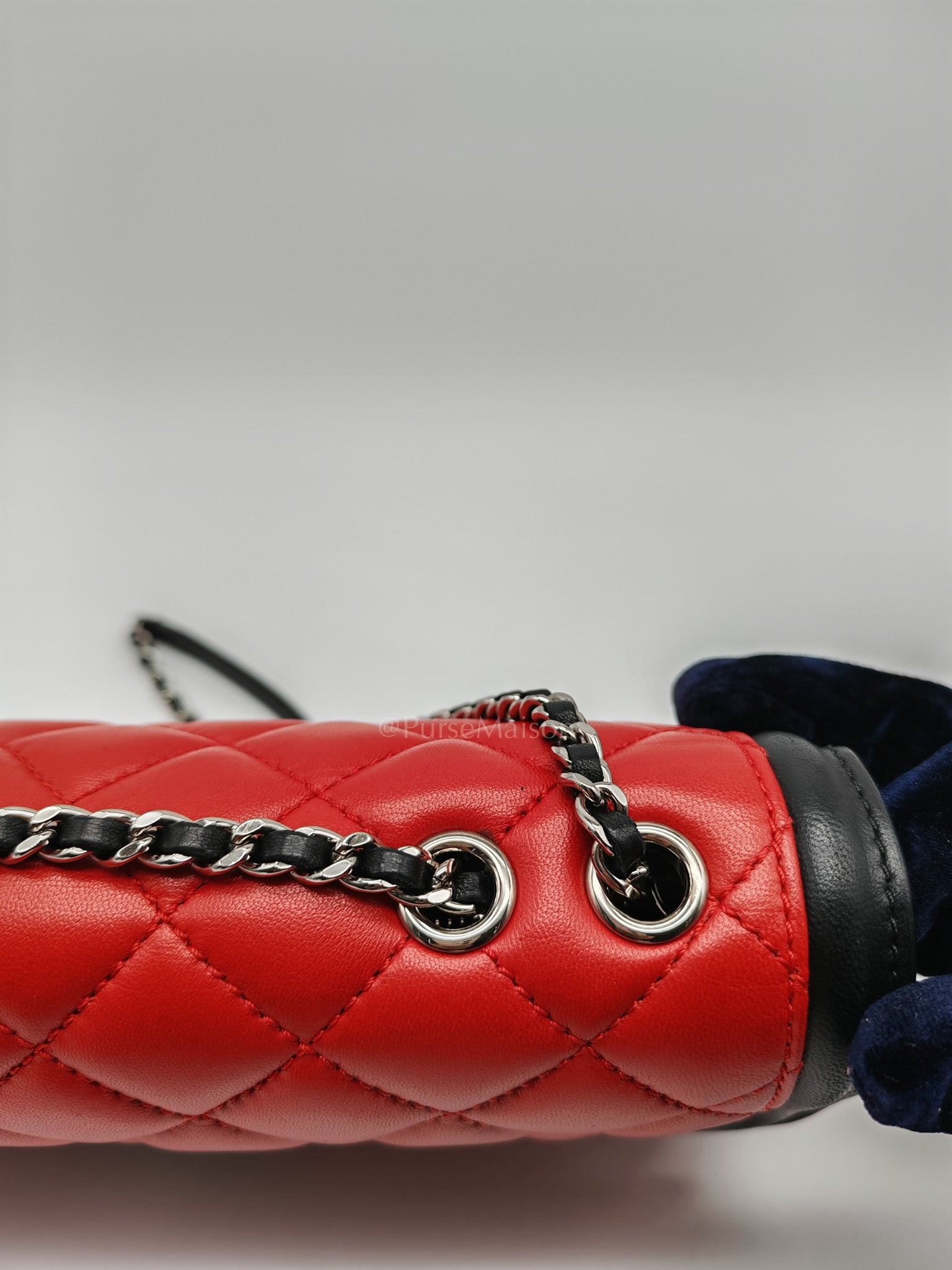 Chanel Graphic Flap Bag in Tri-Color Lambskin Leather & Silver Hardware Series 17 | Purse Maison Luxury Bags Shop