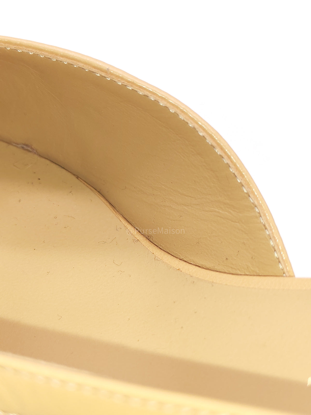 Chanel Grosgrain Cap-tone Slingback Pumps in Beige and Black Size 38 (23 cm) | Purse Maison Luxury Bags Shop