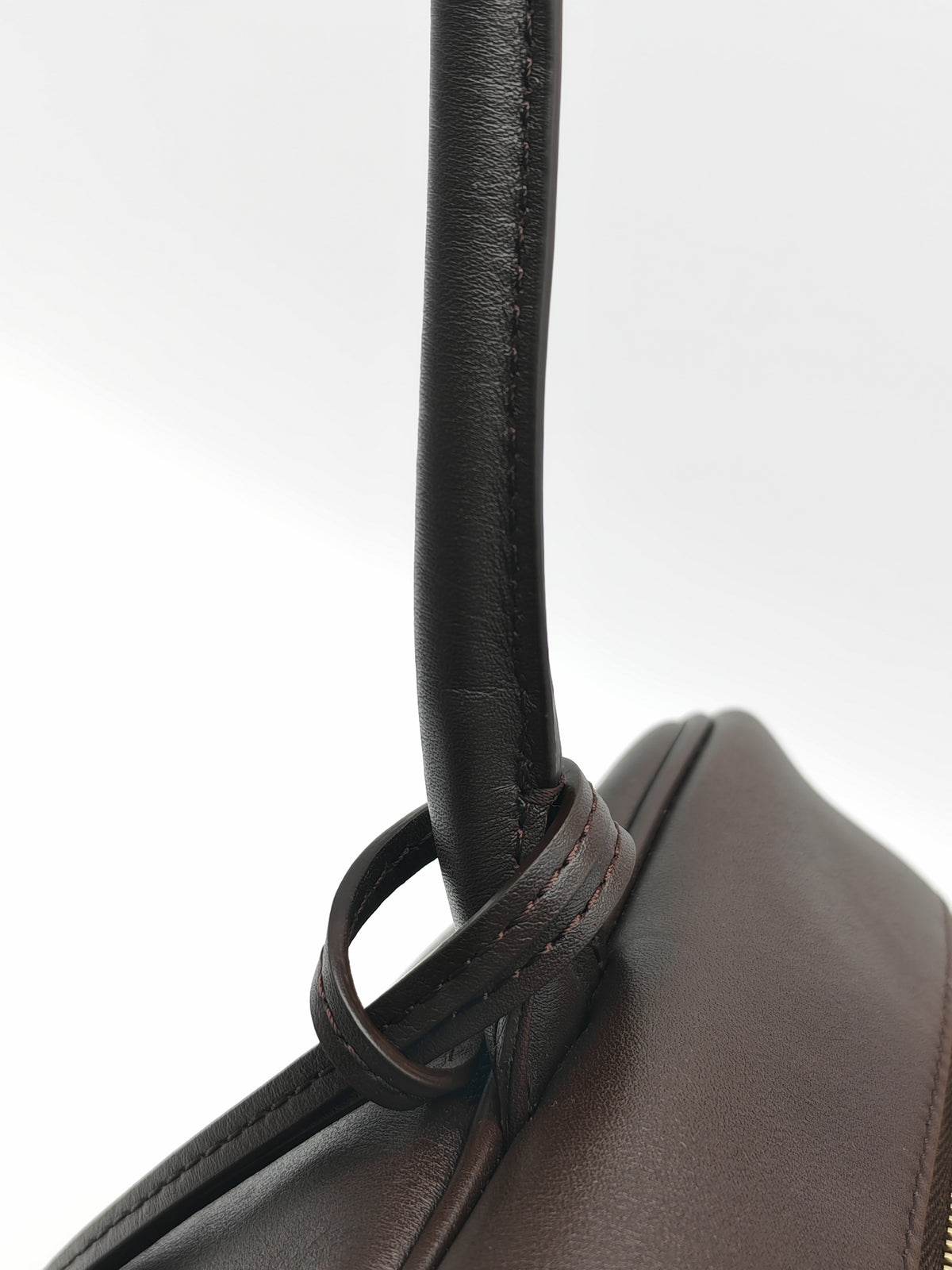 Chanel Large Bowling Bag in Dark Brown Calfskin Leather and Gold Hardware (Microchip) | Purse Maison Luxury Bags Shop