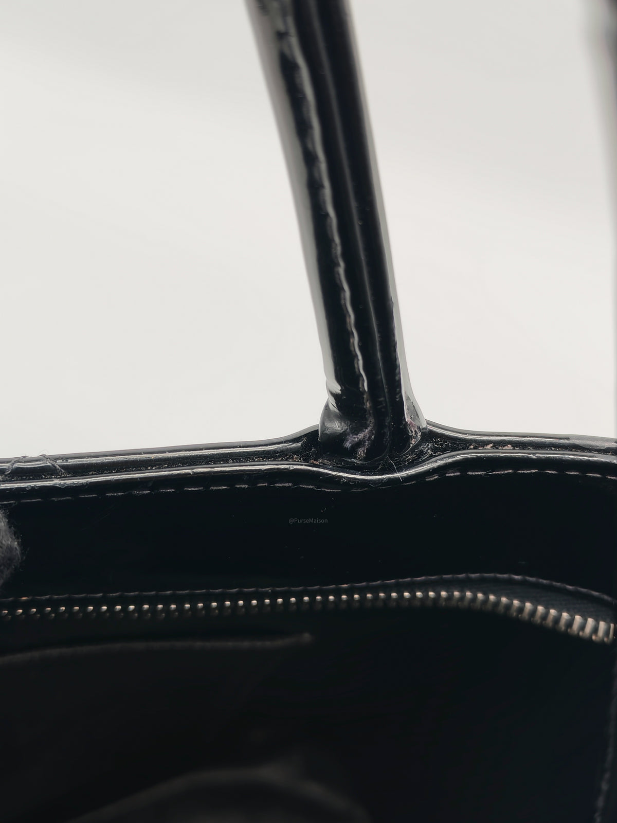Chanel Medallion Tote Bag in Black Quilted Patent Leather Series 6 | Purse Maison Luxury Bags Shop