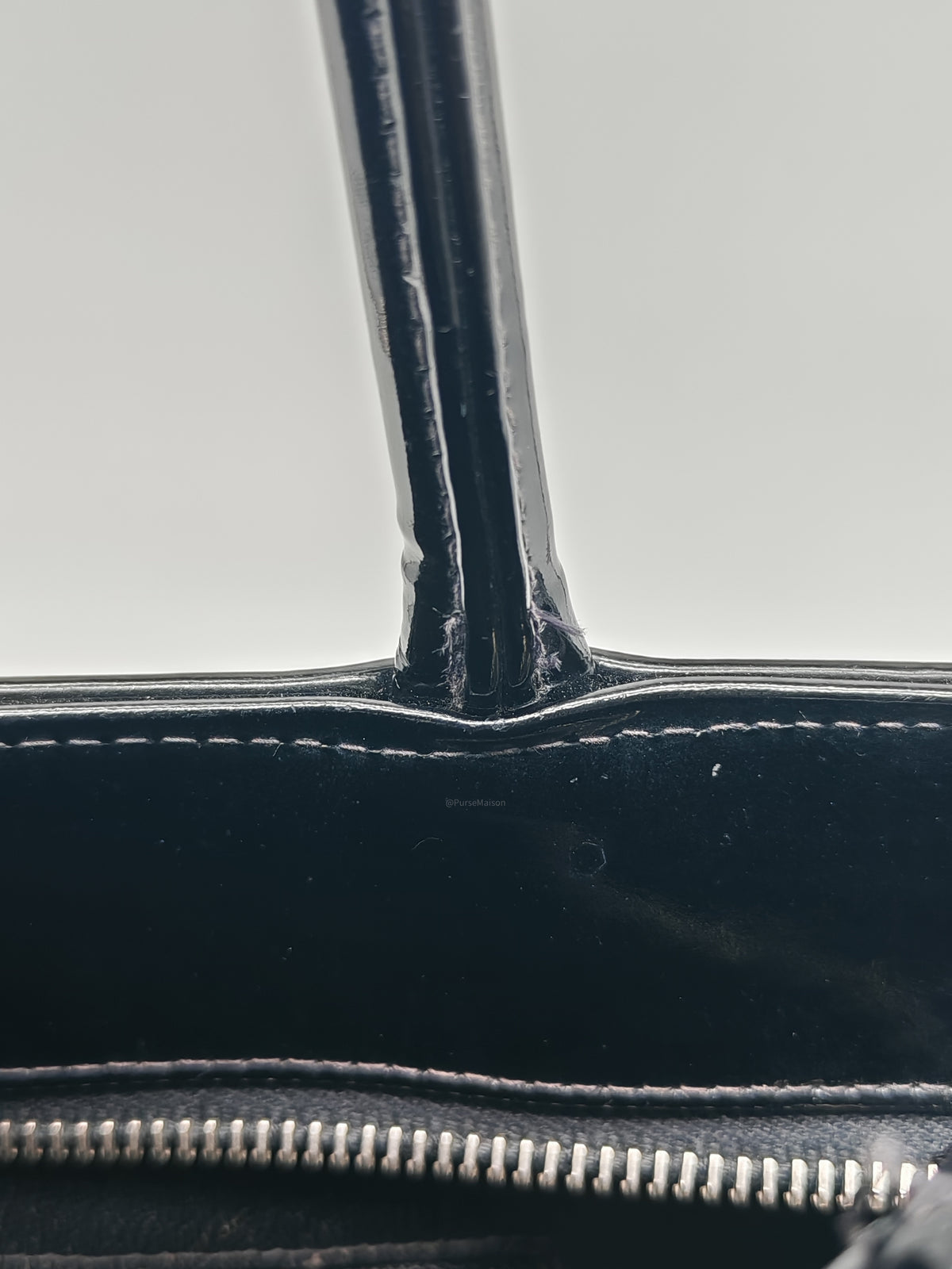 Chanel Medallion Tote Bag in Black Quilted Patent Leather Series 6 | Purse Maison Luxury Bags Shop