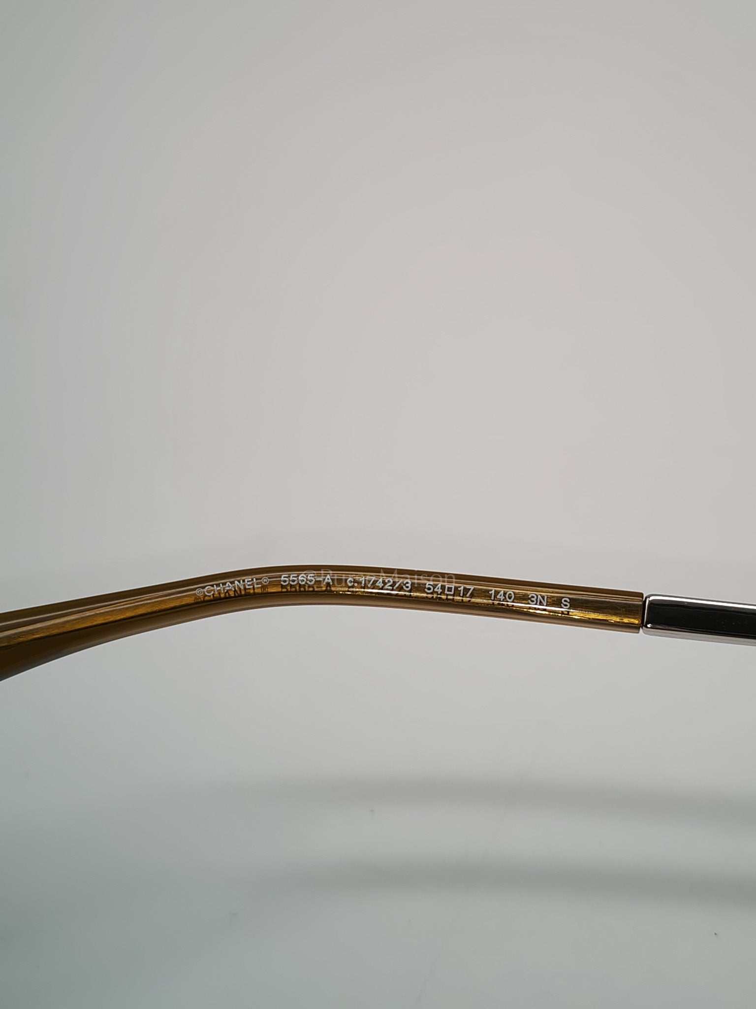 Chanel Oval Acetate & Metal Olive and Dark Brown Lens Sunglasses | Purse Maison Luxury Bags Shop