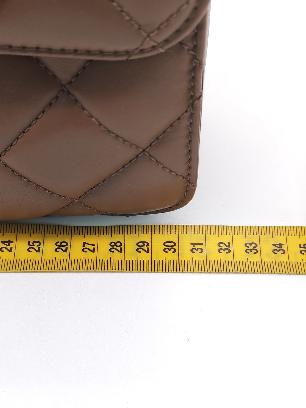 Chanel Perfect Edge Flap Brown Lambskin Series 16 | Purse Maison Luxury Bags Shop