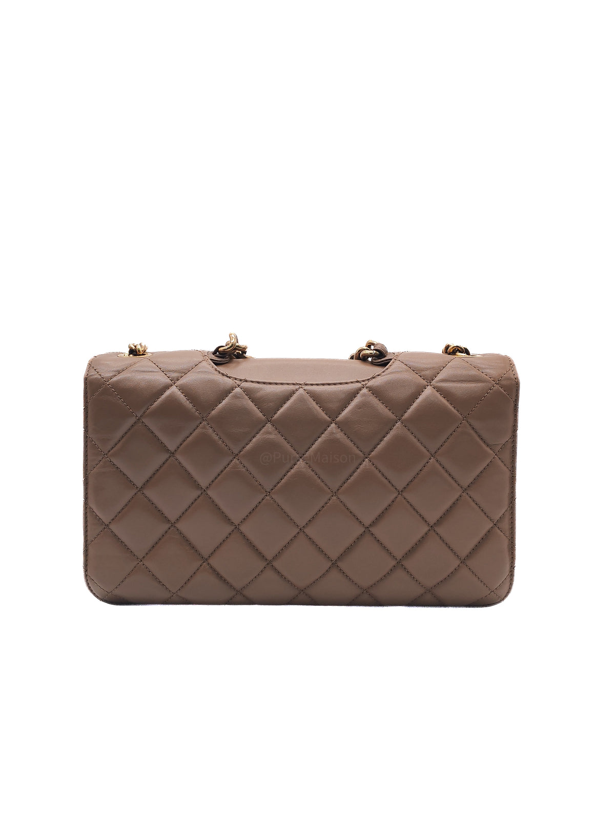 Chanel Perfect Edge Flap Brown Lambskin Series 16 | Purse Maison Luxury Bags Shop