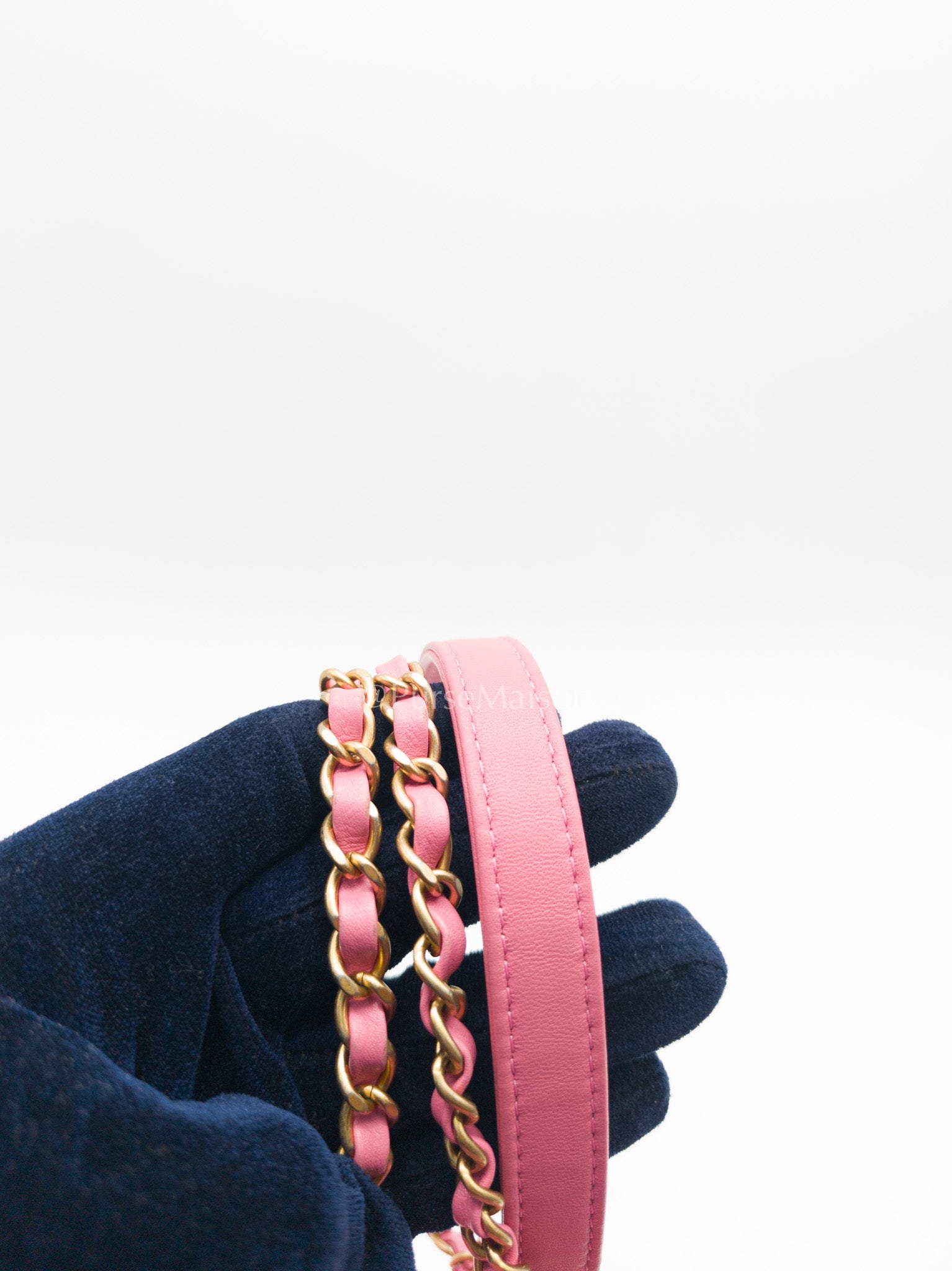 Chanel Perfect Meeting Small in Pink Quilted Lambskin Leather and Aged Gold Hardware Series 29 | Purse Maison Luxury Bags Shop