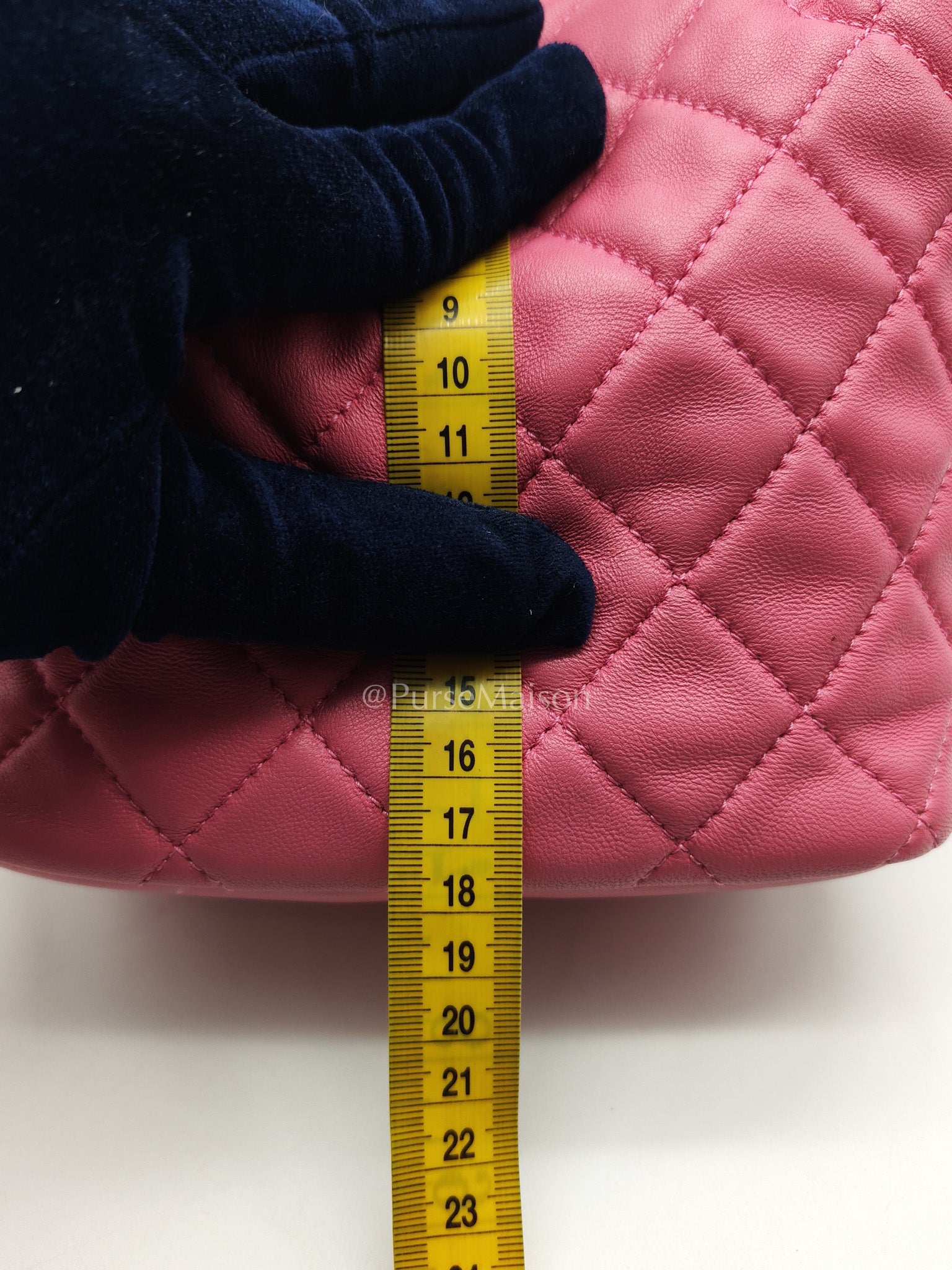 Chanel Perfect Meeting Small in Pink Quilted Lambskin Leather and Aged Gold Hardware Series 29 | Purse Maison Luxury Bags Shop