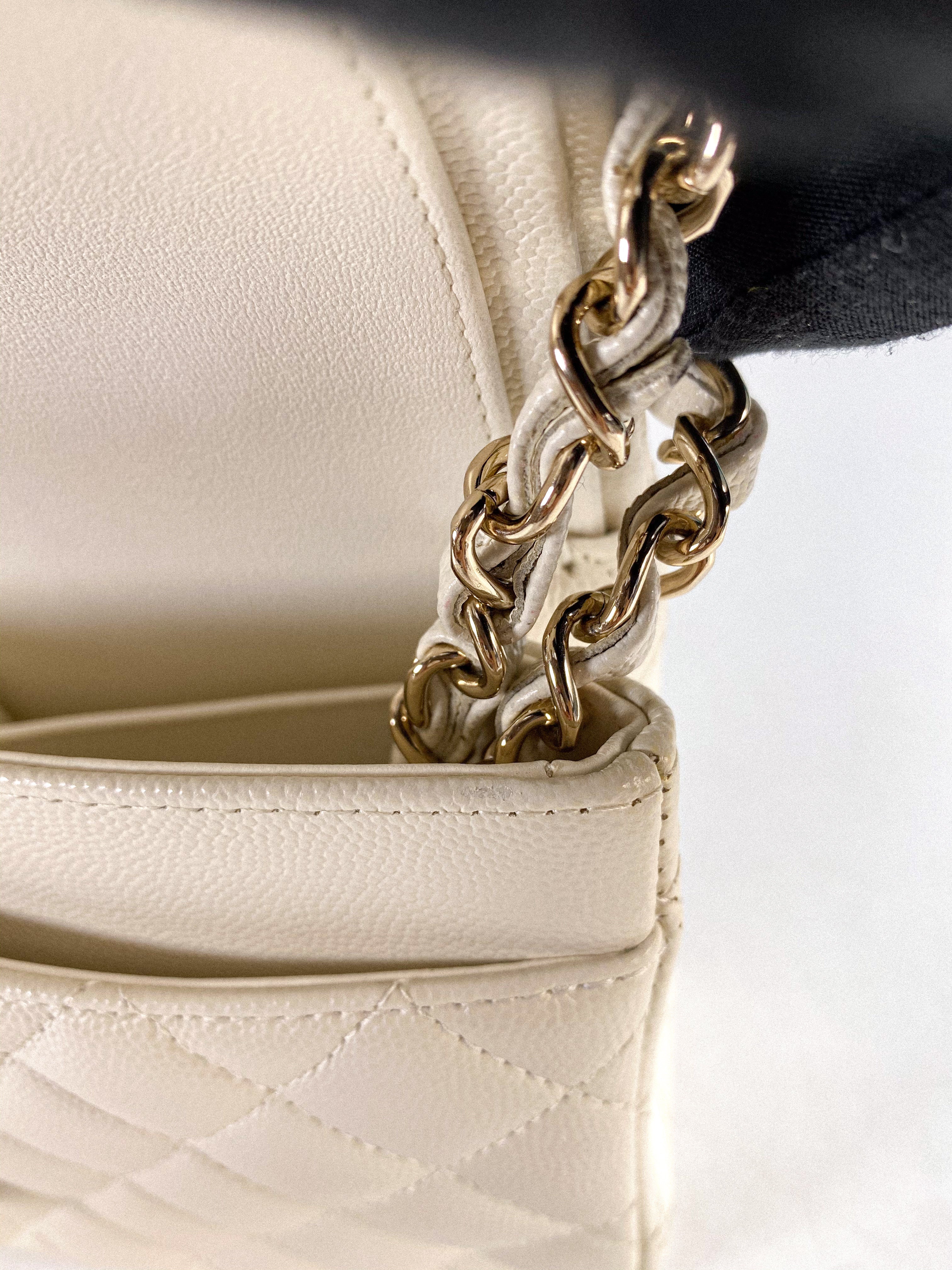 Chanel sales caviar leather