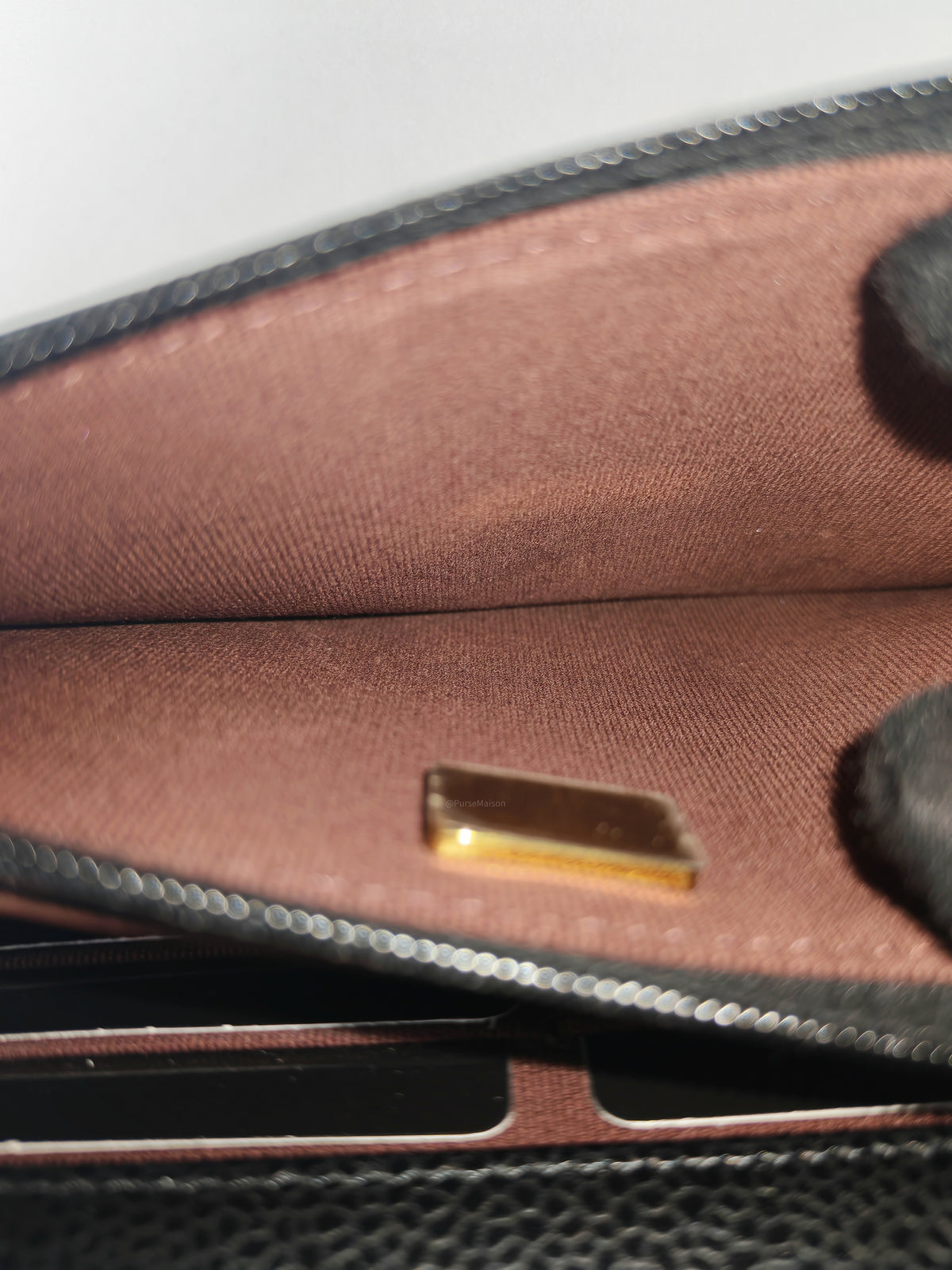 Chanel Turn Lock Wallet on Chain (WOC) in Black Caviar Leather Gold Hardware (Microchip) | Purse Maison Luxury Bags Shop