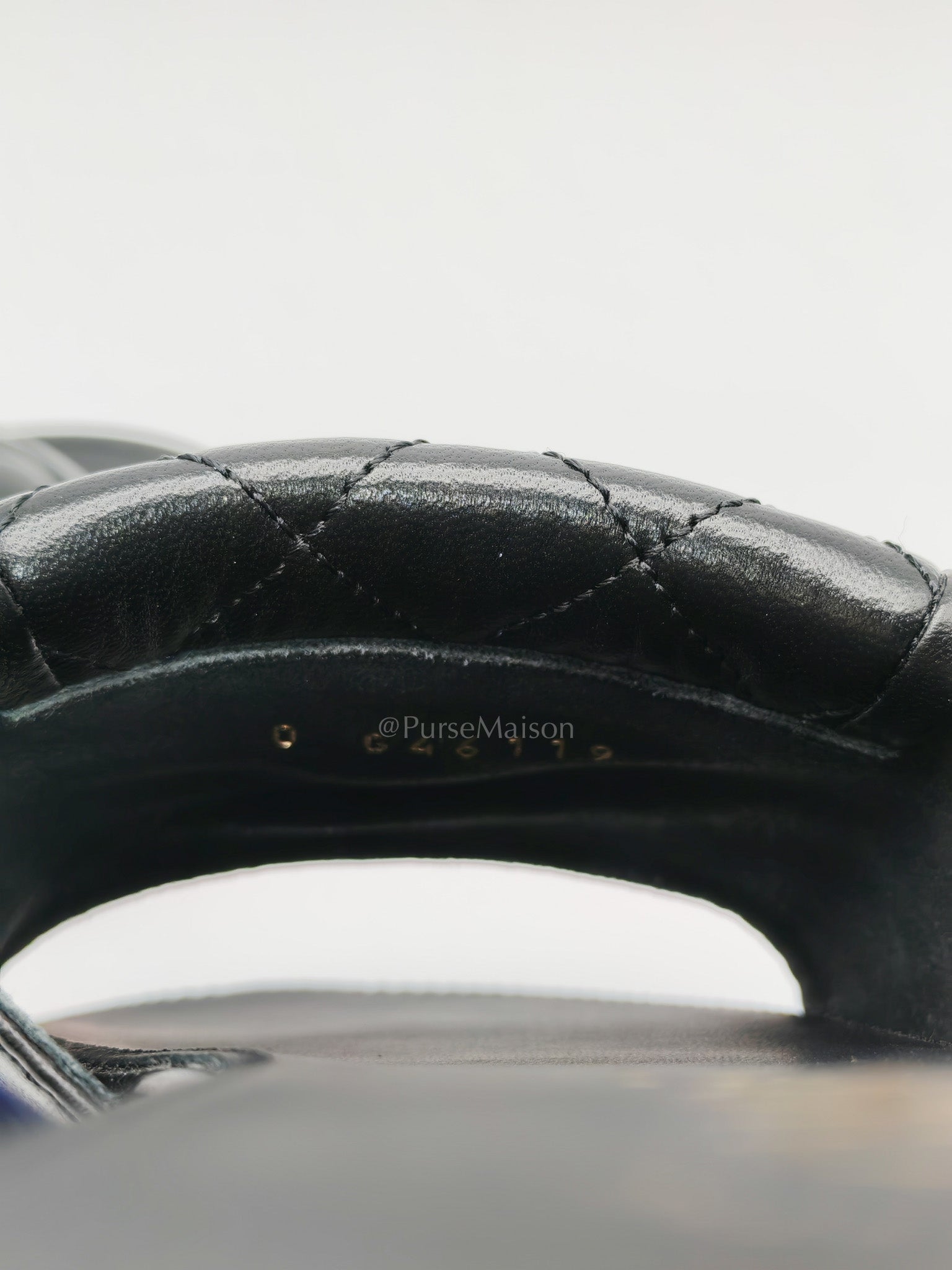 Chanel Turnlock Flat Mule Sandals in Black Quilted Lambskin Leather Size 37.5 EU(24cm) | Purse Maison Luxury Bags Shop