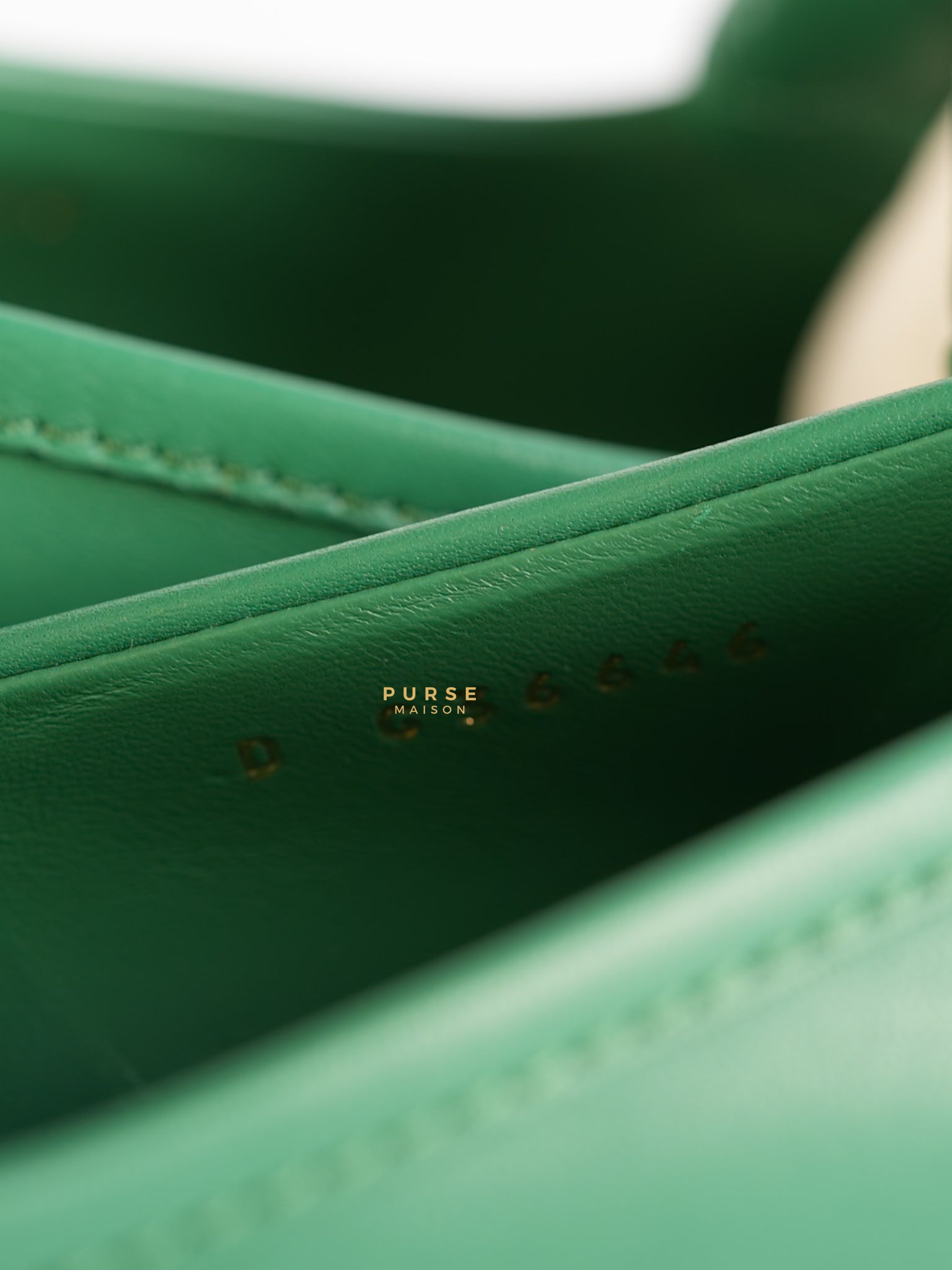 Turnlock Loafers Green Lambskin Size 37 EU (23cm) | Purse Maison Luxury Bags Shop