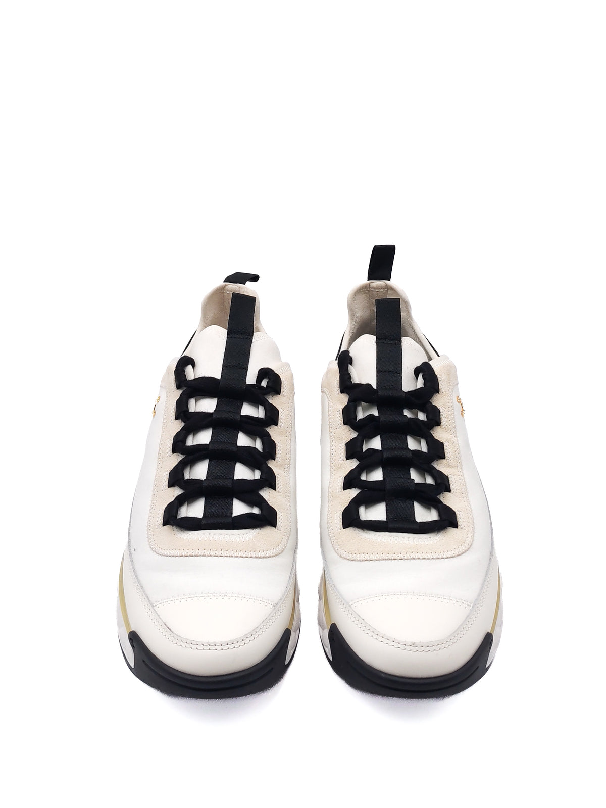 Chanel Velvet Calfskin and Mixed Fibers CC Sneakers Size 39.5 EU (29 cm) | Purse Maison Luxury Bags Shop