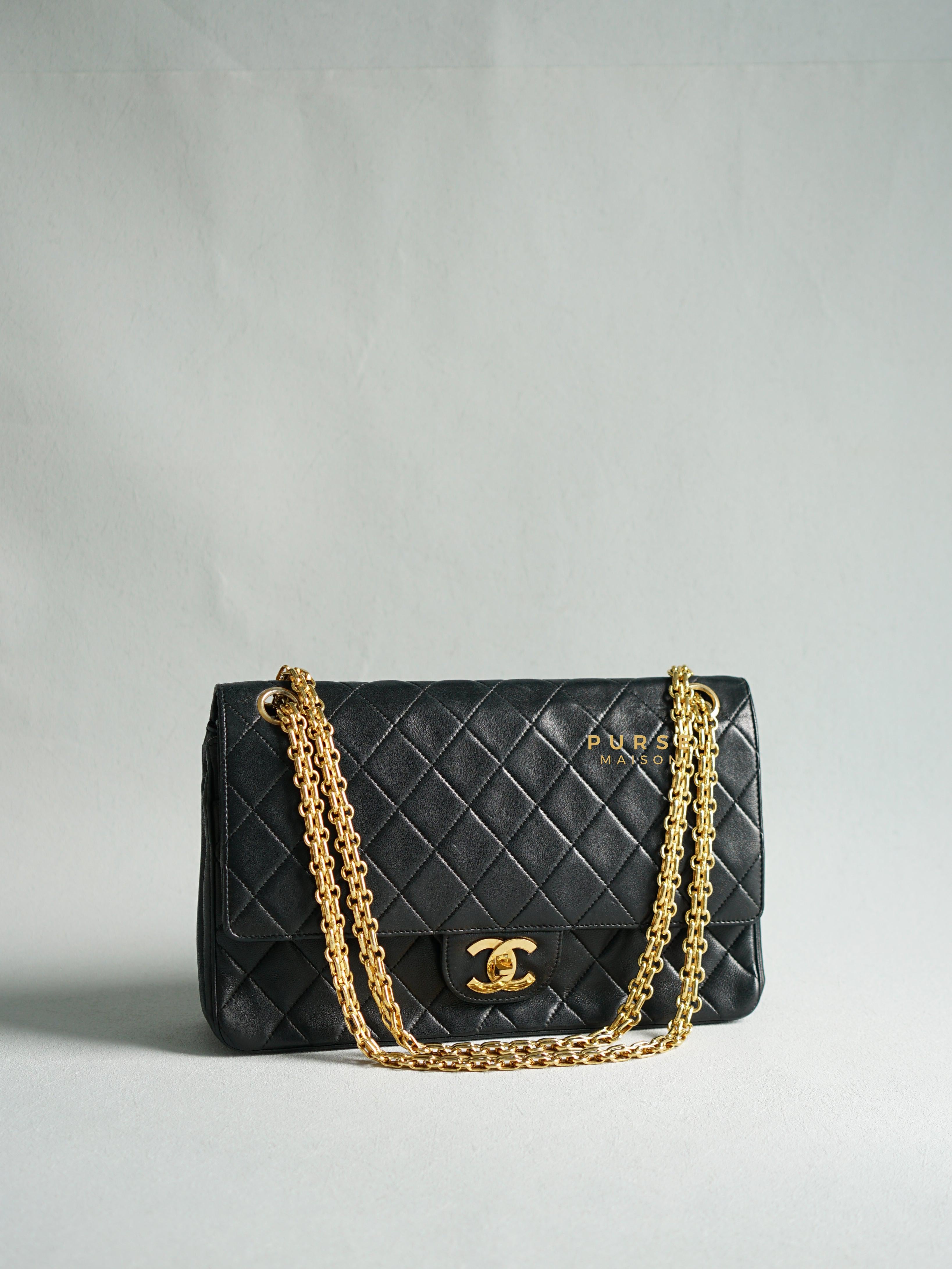 Chanel Vintage Medium Classic Flap in Lambskin Bijoux Chain