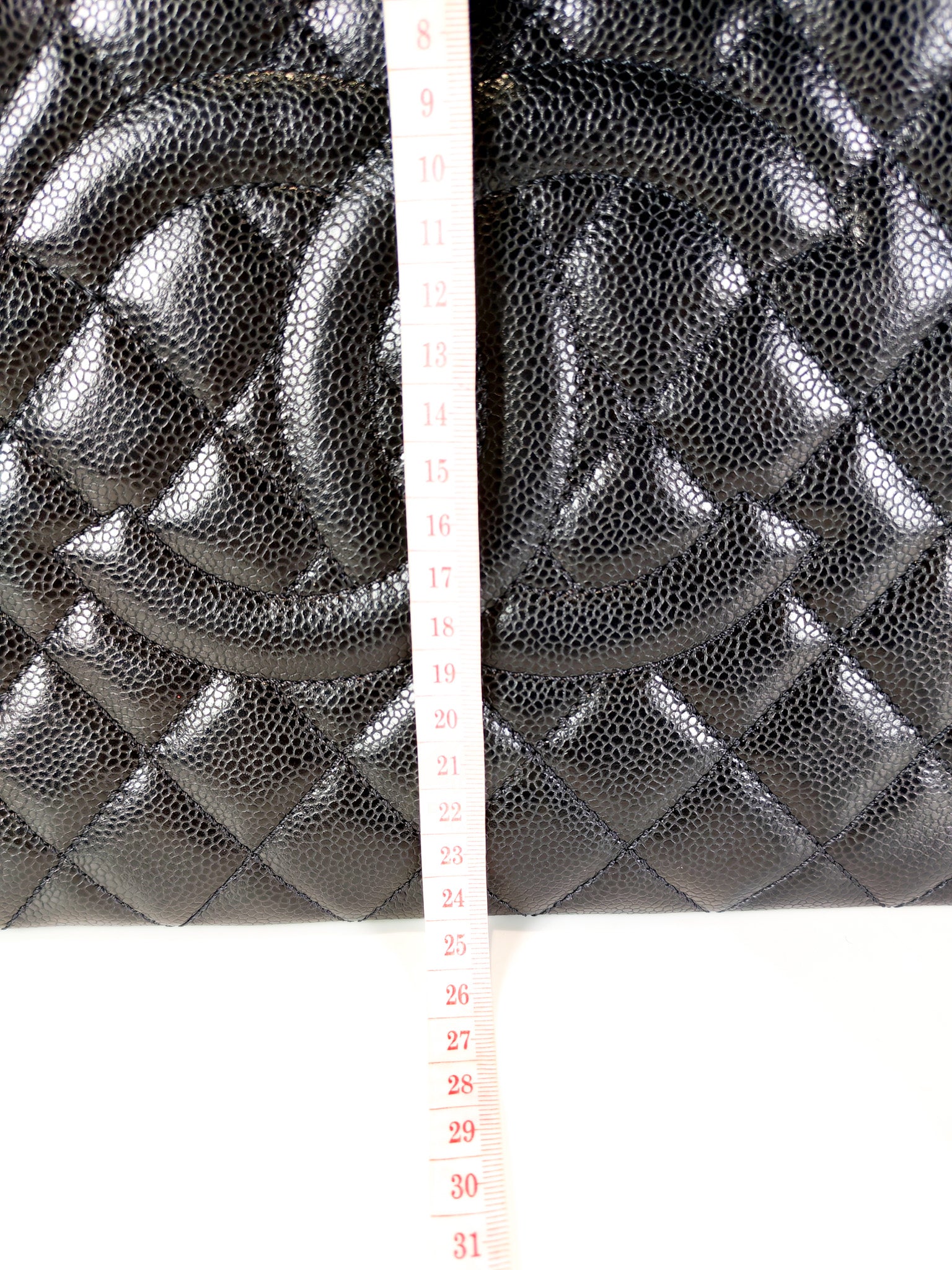 Grand Shopping Tote (GST) in Black Caviar Leather and Gold Hardware Series 19/04