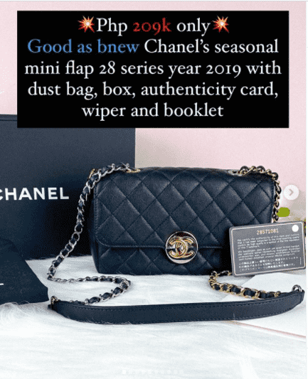 Chanel seasonal bag 2019 sale