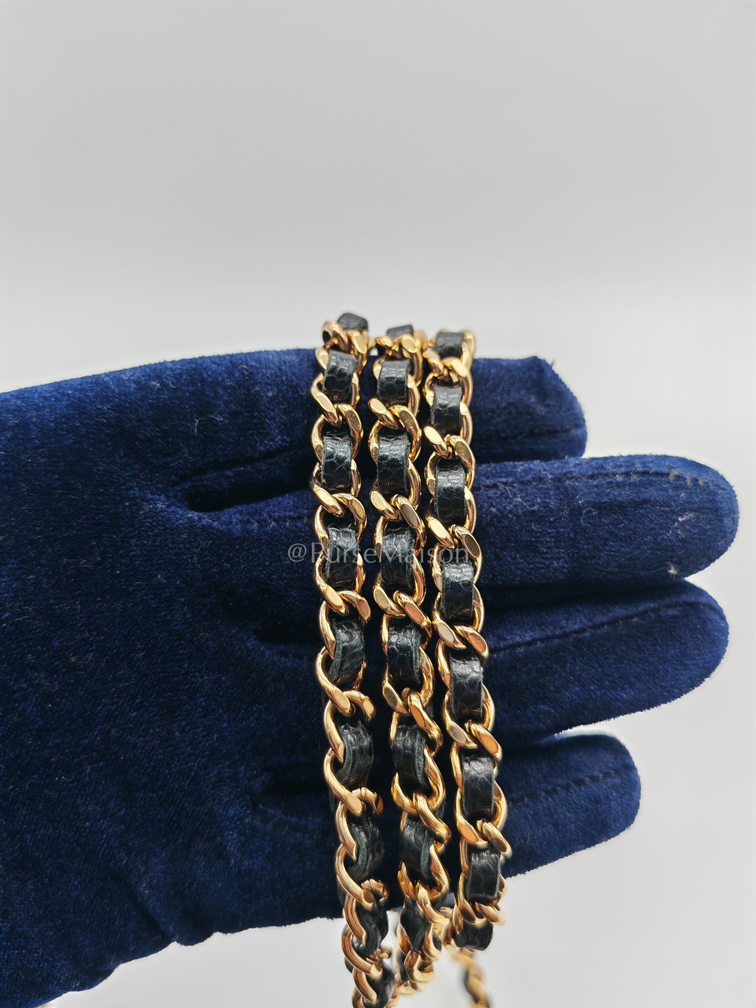 Chanel Wallet on Chain (WOC) in Black Caviar Leather and Gold Hardware (Microchip)