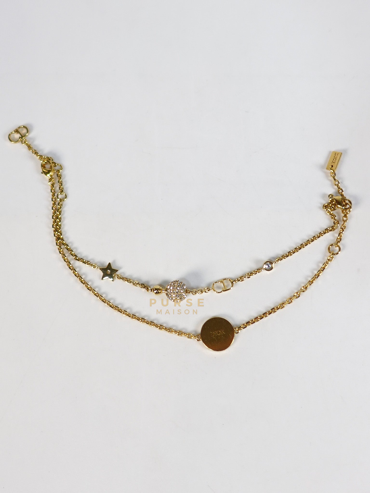 Charm Bracelet in Gold Set | Purse Maison Luxury Bags Shop