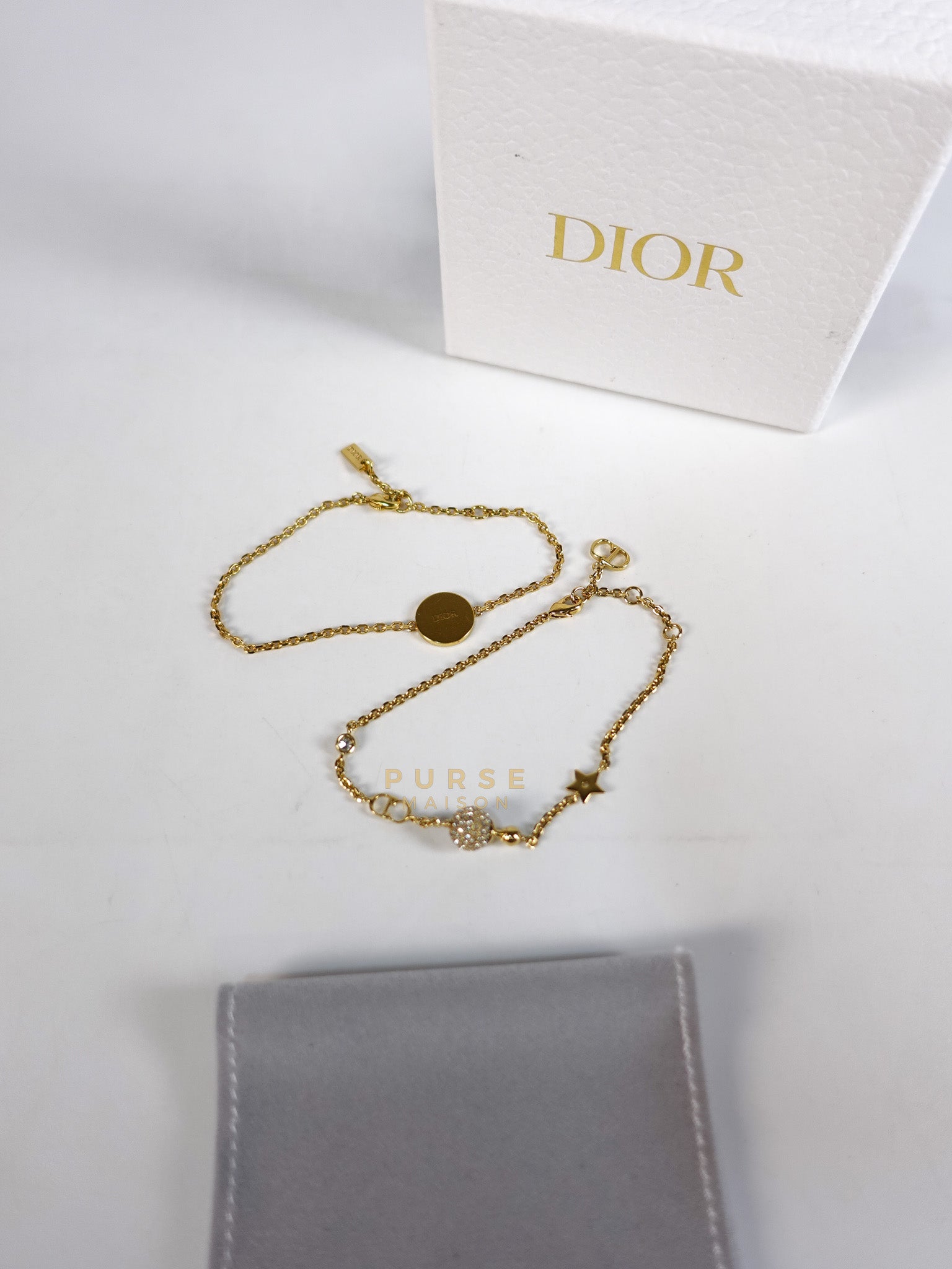 Charm Bracelet in Gold Set | Purse Maison Luxury Bags Shop