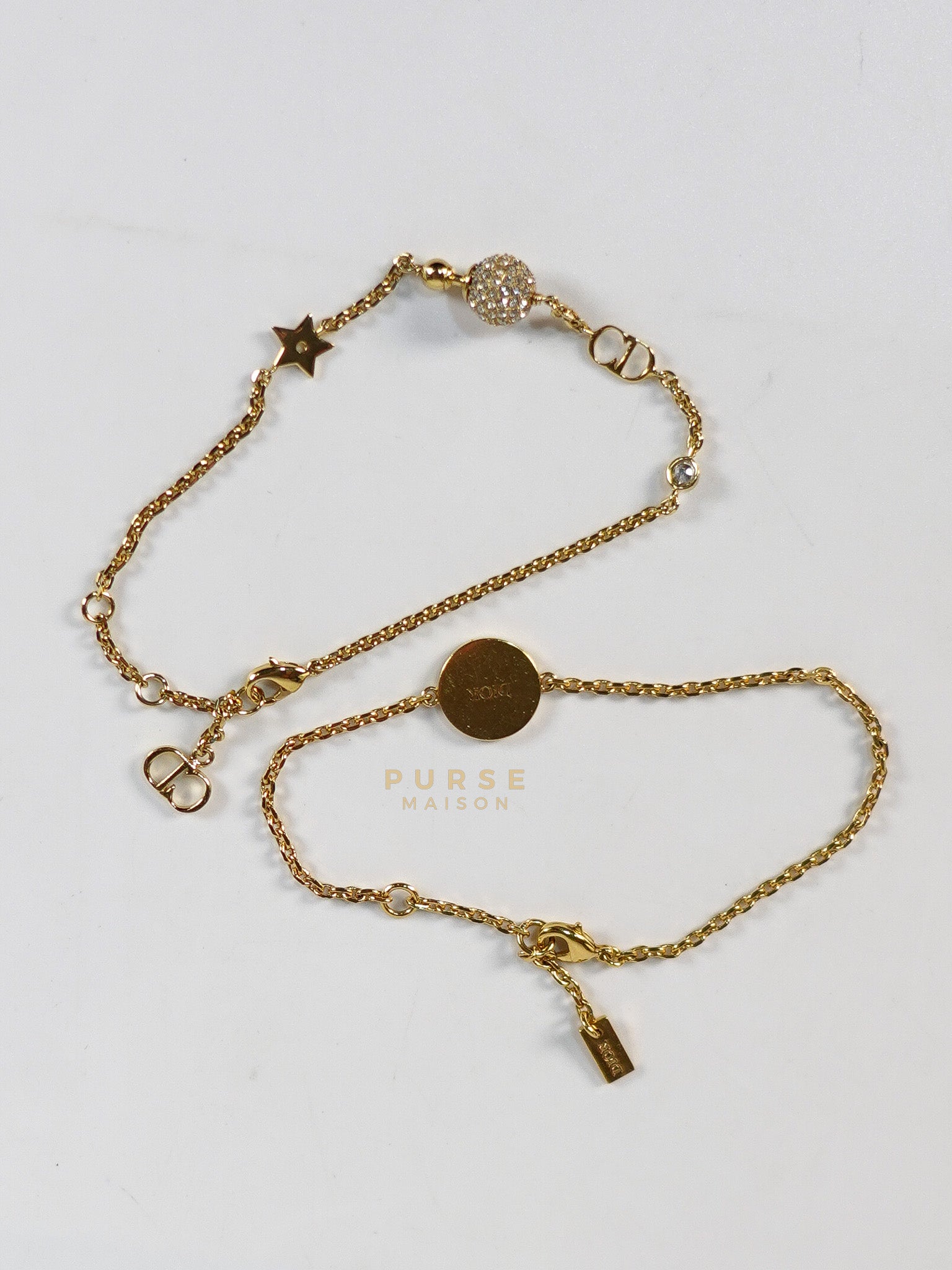 Charm Bracelet in Gold Set | Purse Maison Luxury Bags Shop