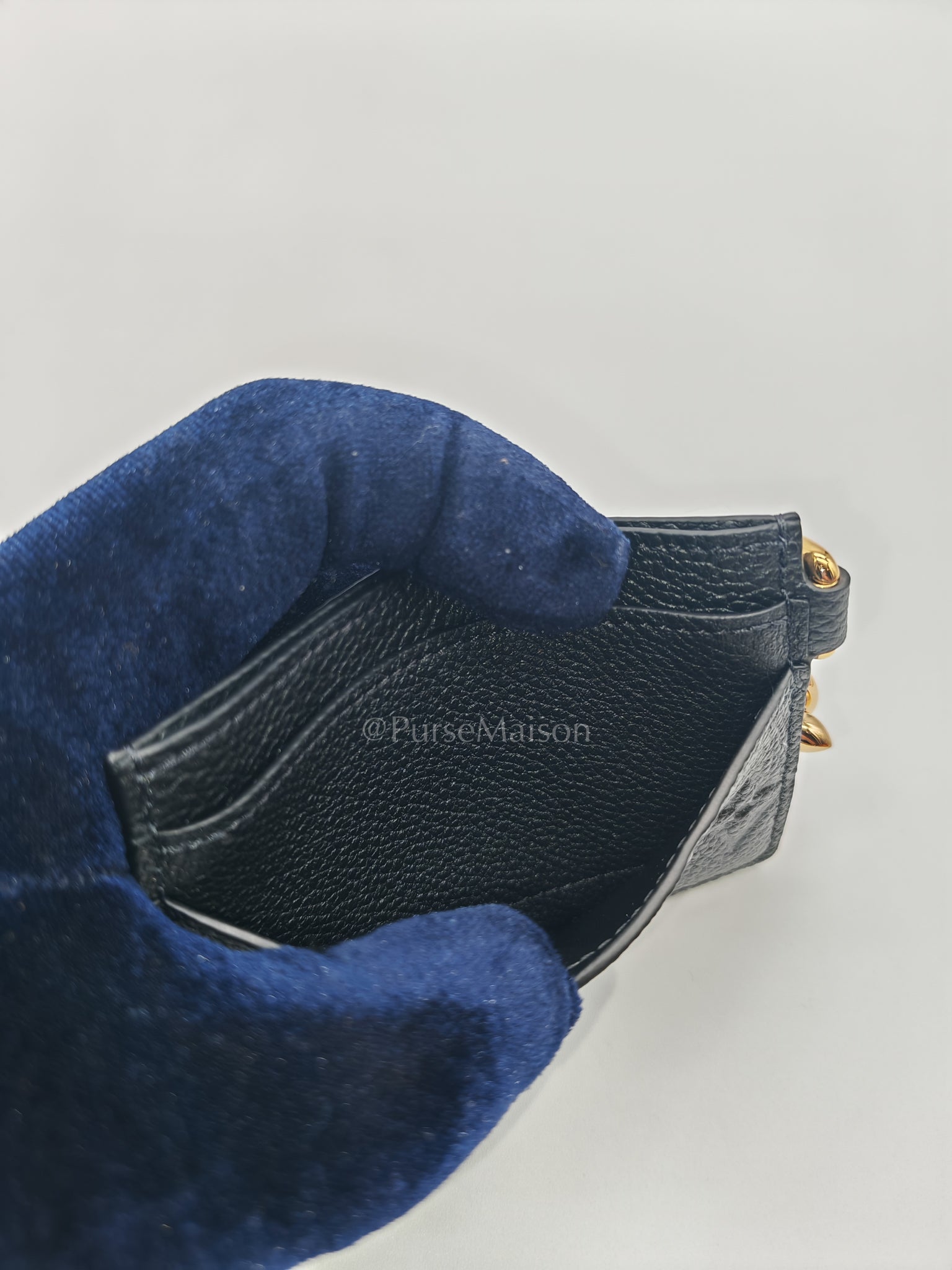 Charms Card Holder in Monogram Empreinte Leather(Microchip) | Purse Maison Luxury Bags Shop