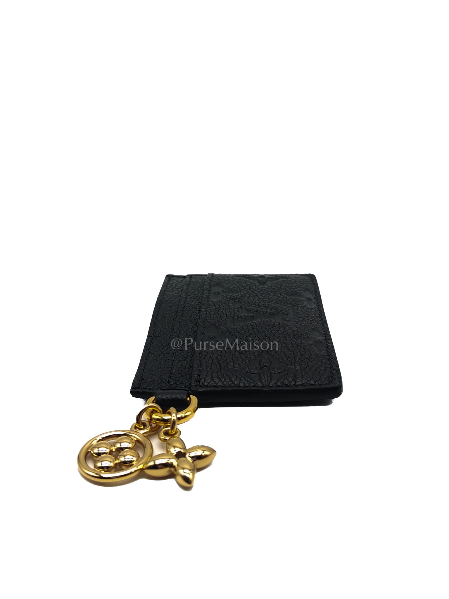 Charms Card Holder in Monogram Empreinte Leather(Microchip) | Purse Maison Luxury Bags Shop