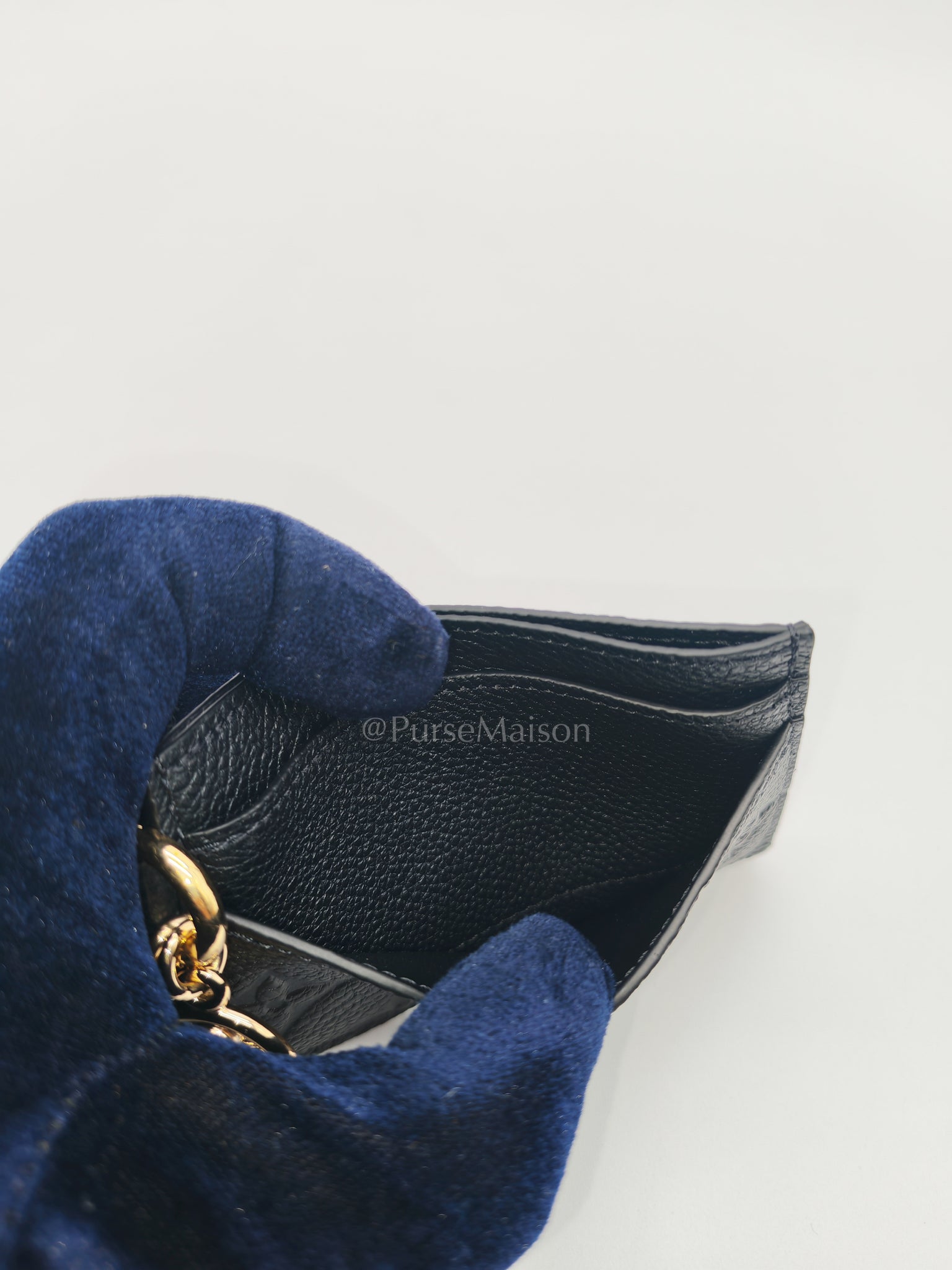 Charms Card Holder in Monogram Empreinte Leather(Microchip) | Purse Maison Luxury Bags Shop