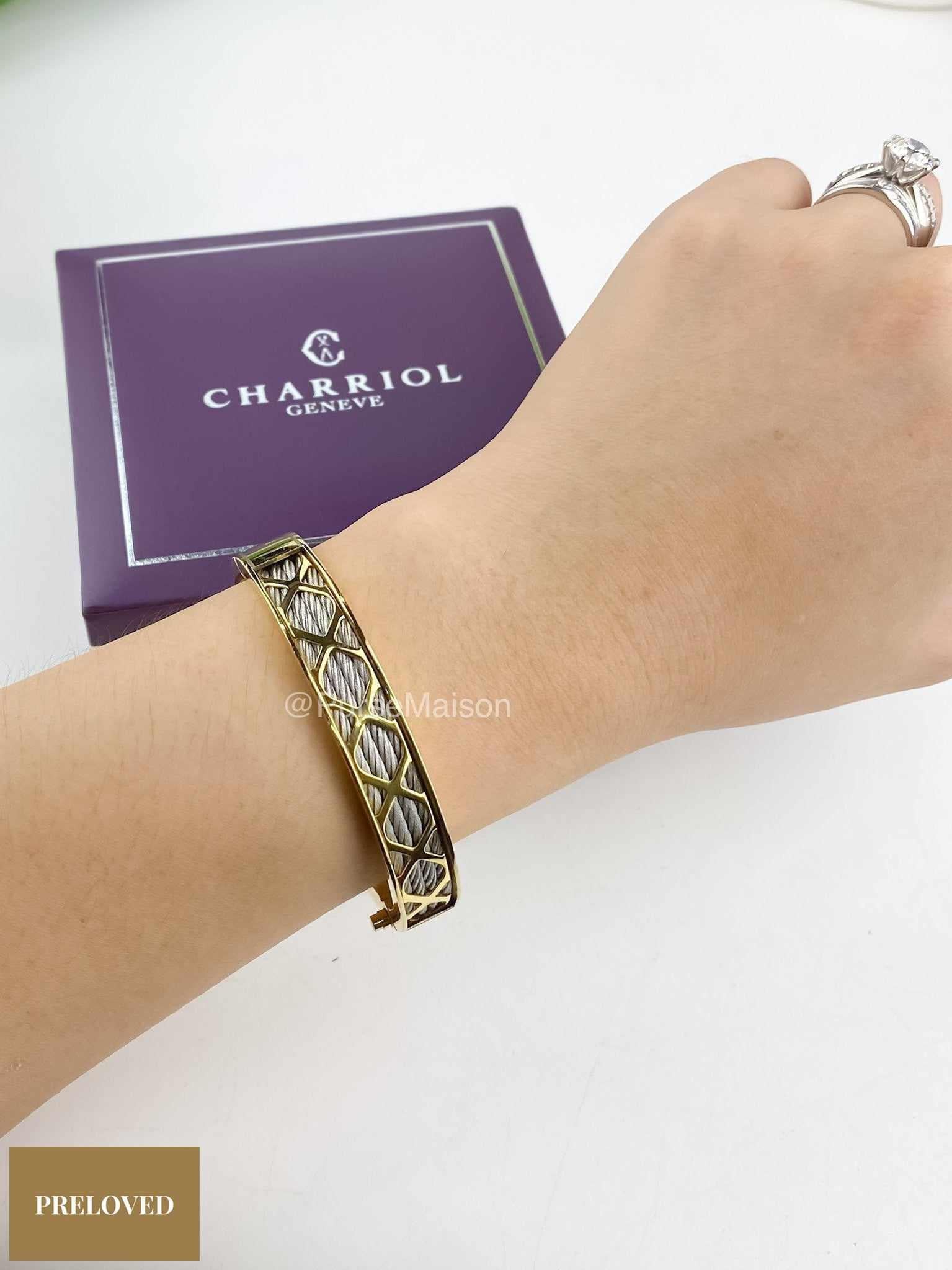 Charriol Bangle Forever Collection XXX in Gold