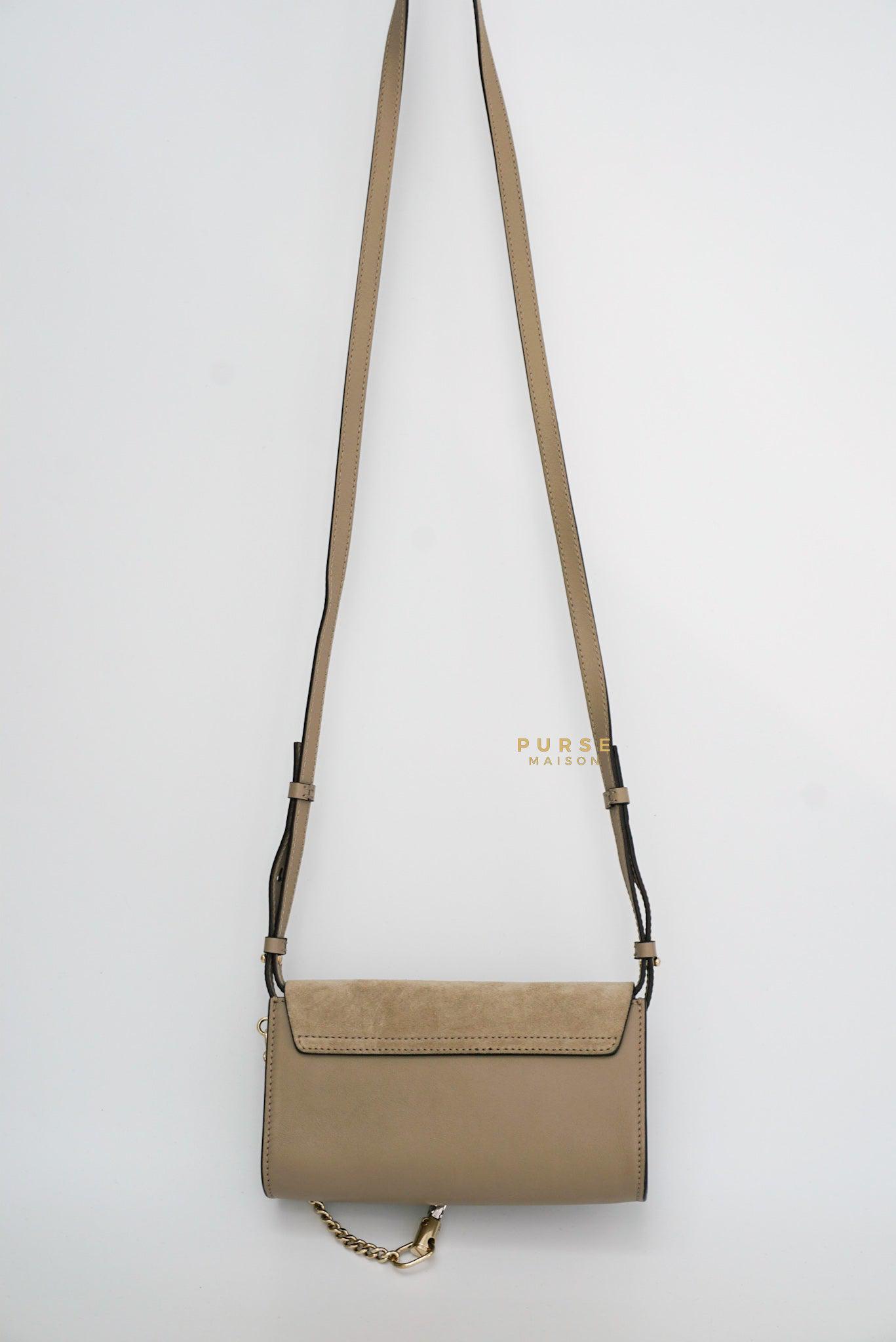 Chloe Faye wallet on strap bag